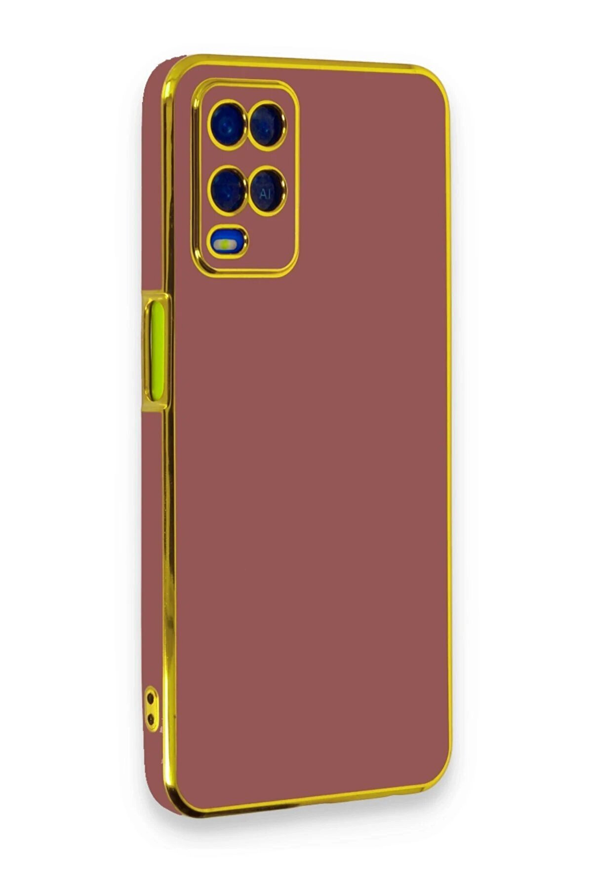 Oppo A54 4G Kılıf Volet Si̇li̇kon - Kırmızı - Dropx8810-1316