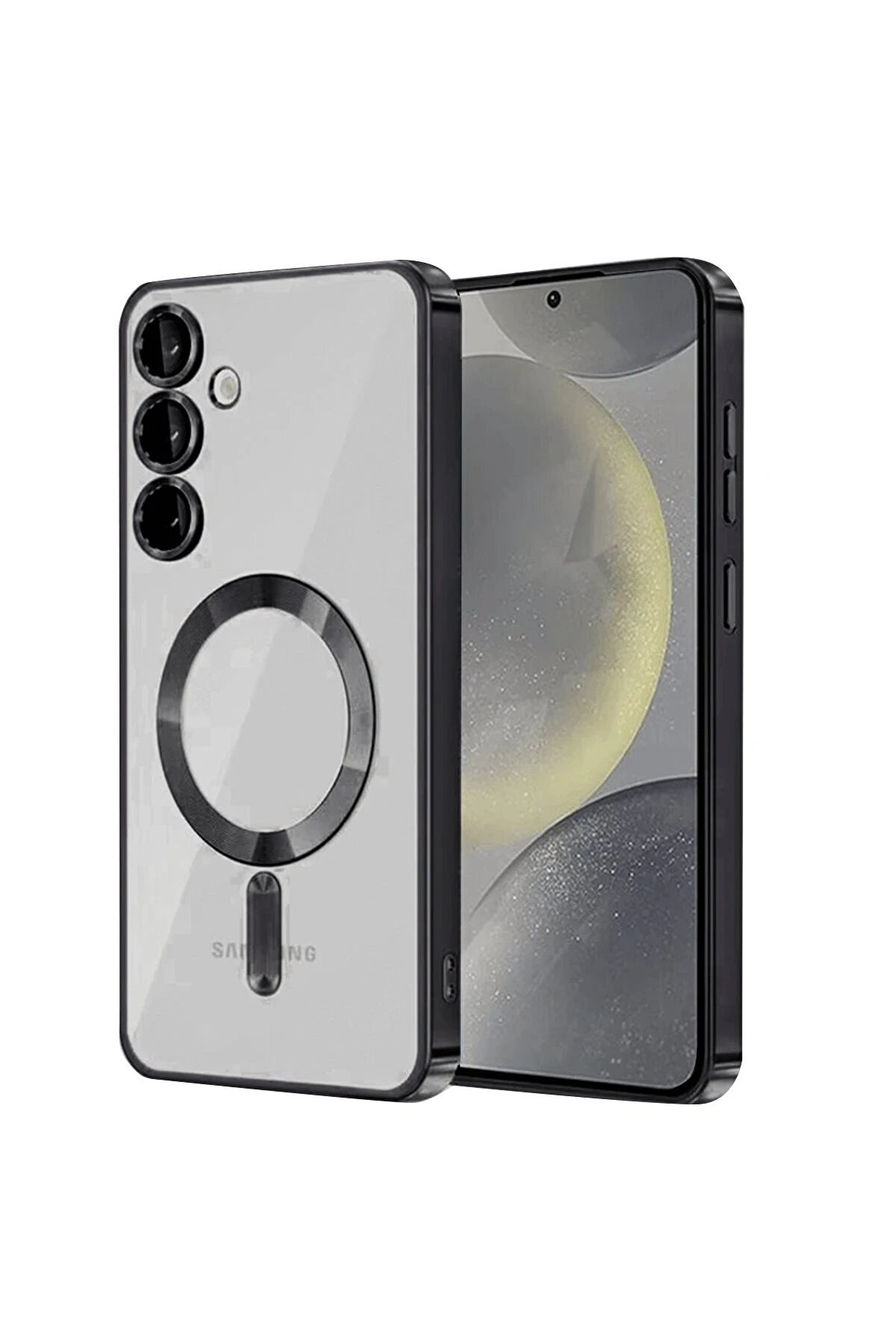 CepteToptan Samsung Galaxy S23 Plus Kılıf Kross Magneticsafe Kapak - Siyah - DROPX3770-1294