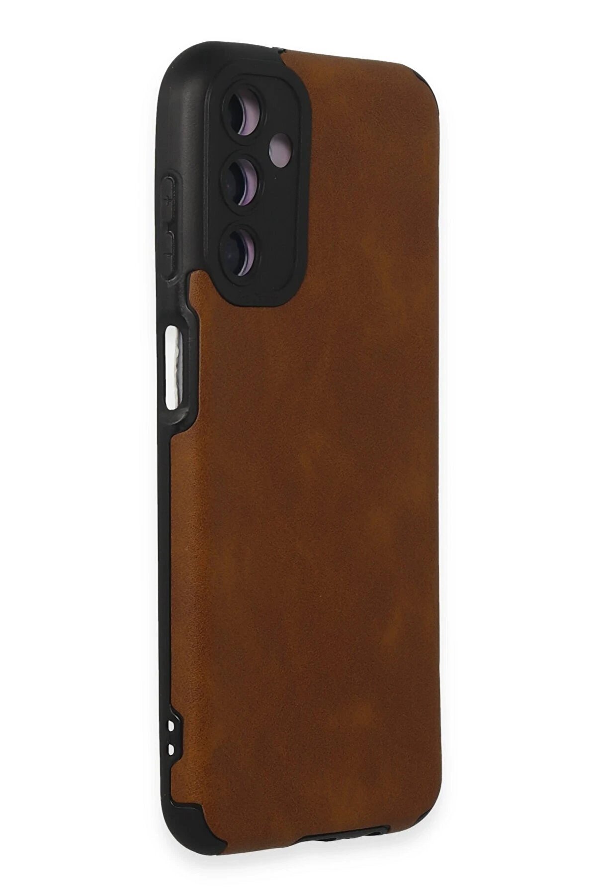 Samsung Galaxy M14 5G Kılıf Loop Deri̇ Si̇li̇kon - Kahverengi̇ - Dropx7809-5285