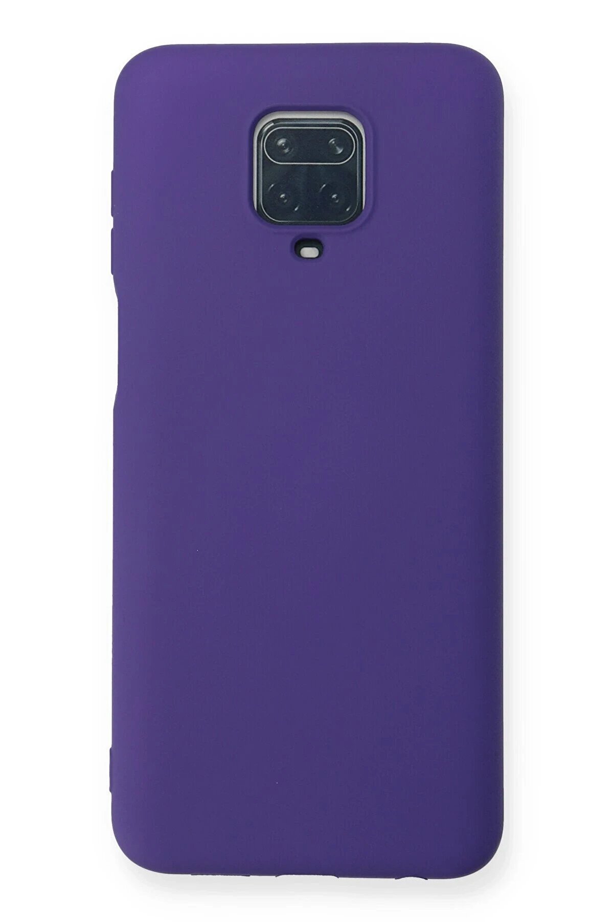 CepteToptan Xiaomi Redmi Note 9 Pro Kılıf Nano içi Kadife Silikon - Mor - DROPX8526-5801