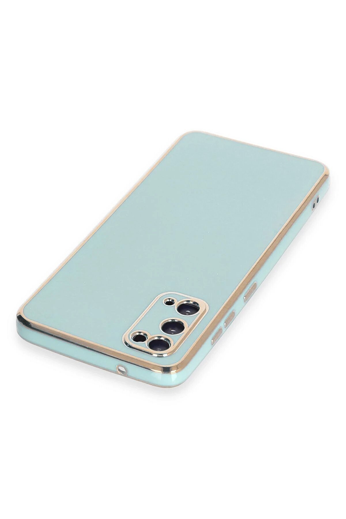 Samsung Galaxy S20 Kılıf Volet Si̇li̇kon - Açık Yeşi̇l - Dropx3844-9469