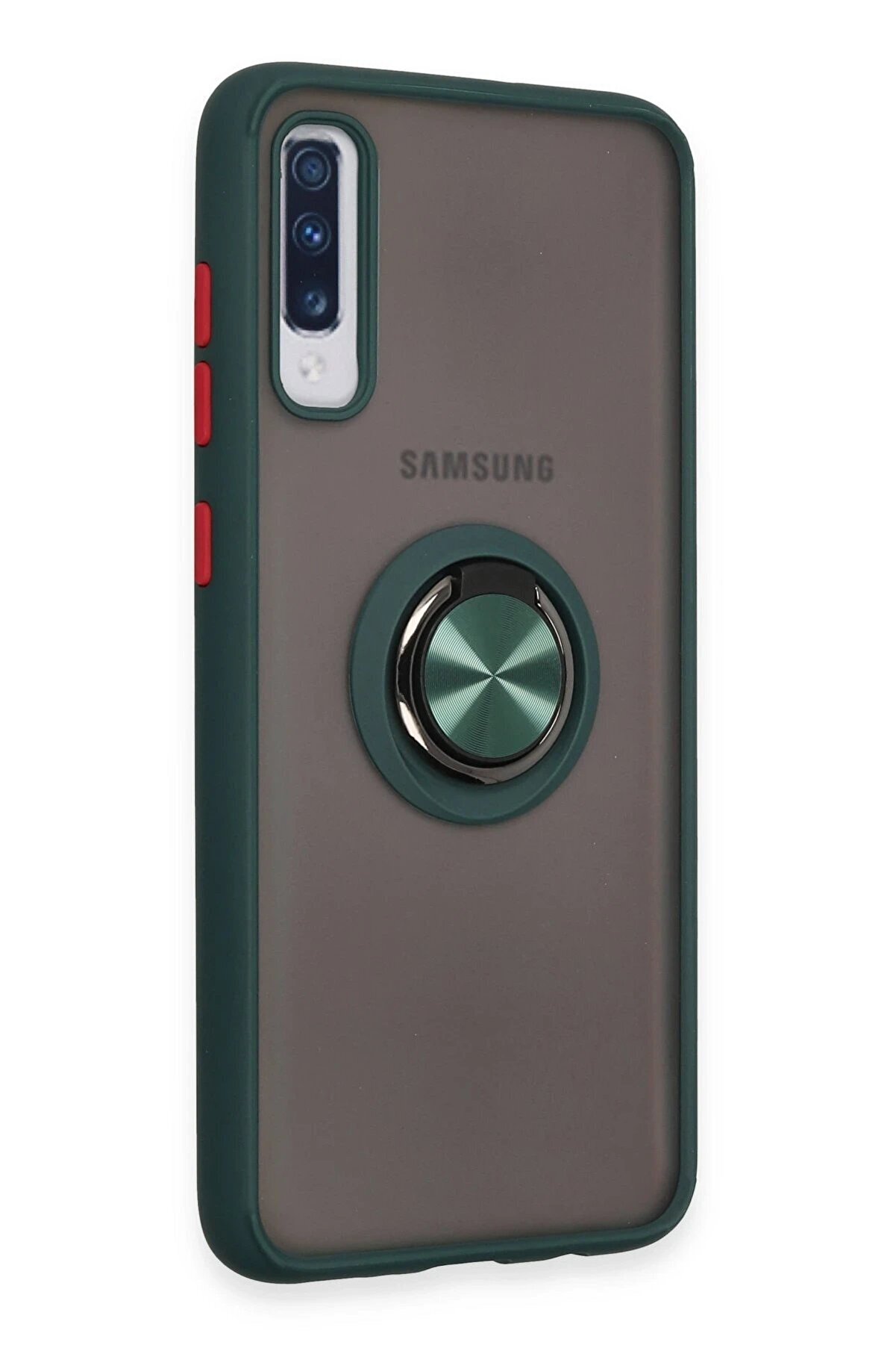 Samsung Galaxy A70 Kılıf Montreal Y&uuml;z&uuml;kl&uuml; Si̇li̇kon Kapak - Yeşi̇l - Dropx5869-1205