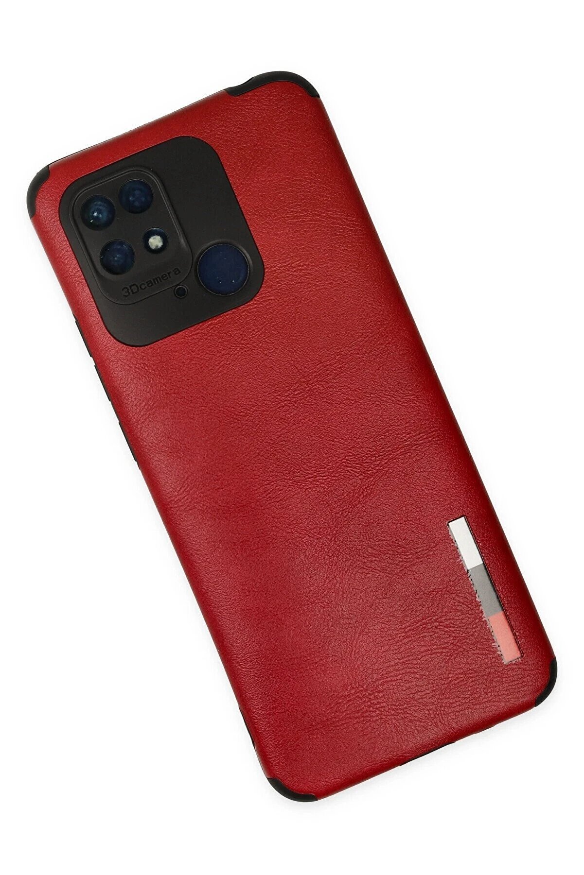 Xi̇aomi̇ Redmi̇ 10C Kılıf Loop Deri̇ Si̇li̇kon - Kırmızı - Dropx5913-7782