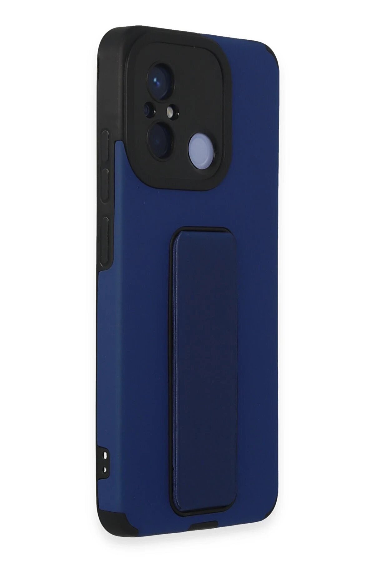 Xi̇aomi̇ Redmi̇ 12C Kılıf Mega Standlı Si̇li̇kon - Mavi̇ - Dropx8154-9226