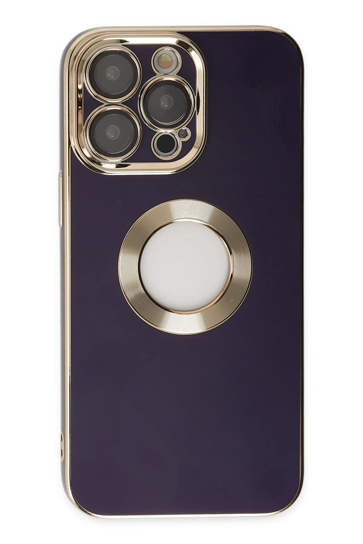 İphone 14 Pro Kılıf Store Si̇li̇kon - Deri̇n Mor - Dropx2101-4797