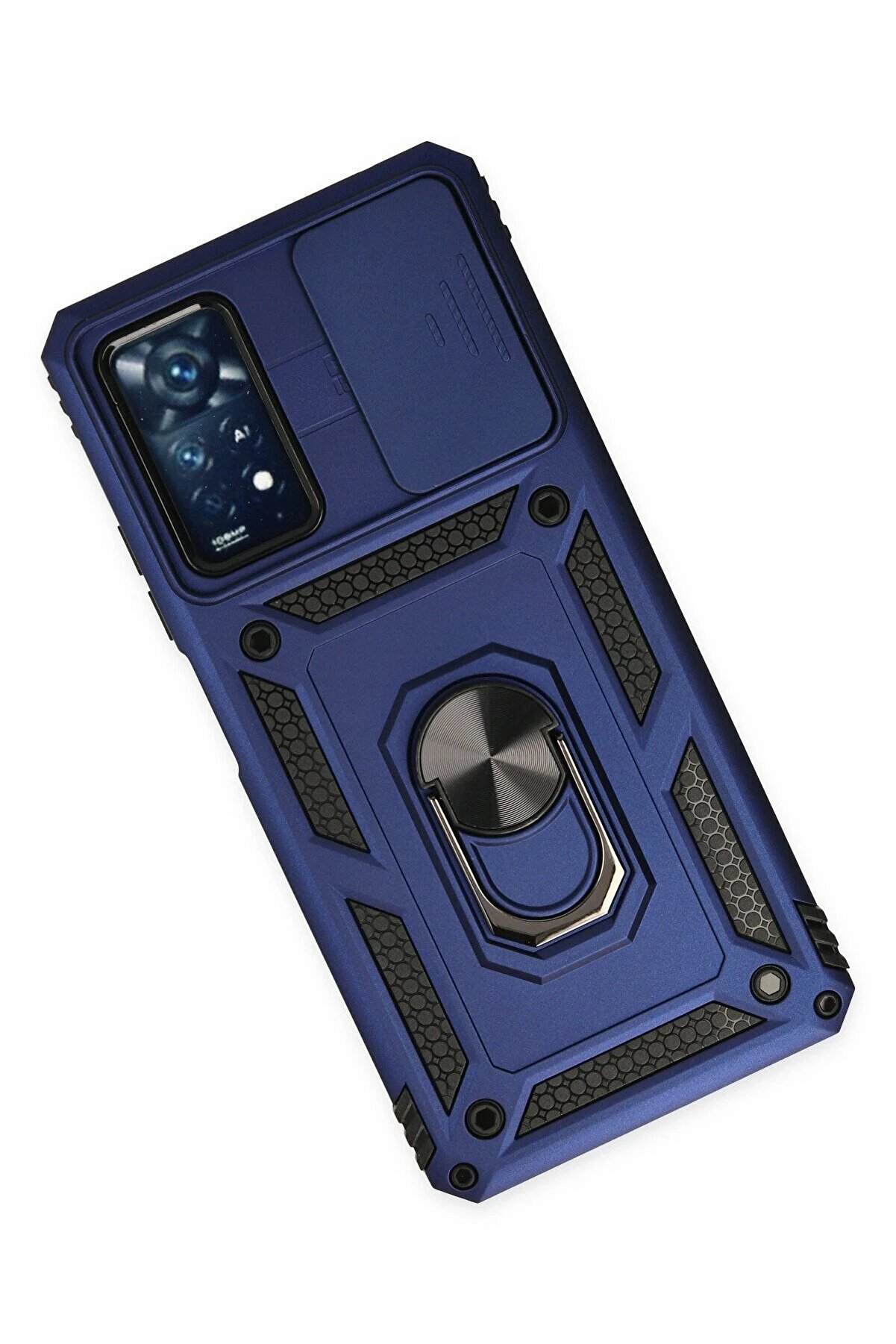 Xi̇aomi̇ Redmi̇ Note 11 Pro Kılıf Pars Lens Y&uuml;z&uuml;kl&uuml; Si̇li̇kon - Laci̇vert - Dropx4721-6458