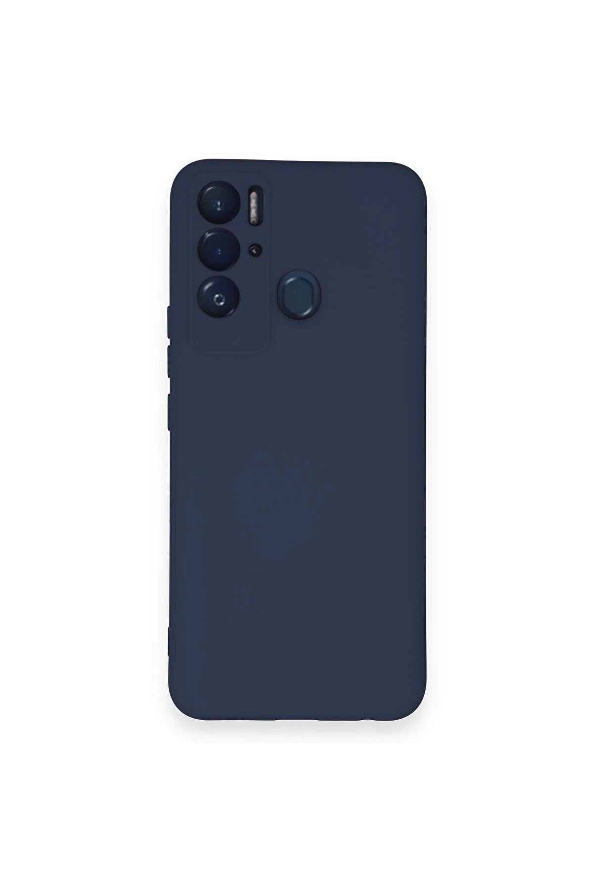 CepteToptan Tecno Pova Neo Kılıf Nano içi Kadife Silikon - Lacivert - DROPX3558-7862