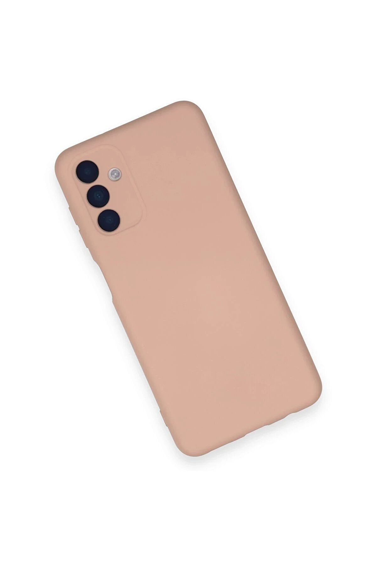 Samsung Galaxy A14 4G Kılıf Nano İçi̇ Kadi̇fe Si̇li̇kon - Pudra - Dropx9795-4669