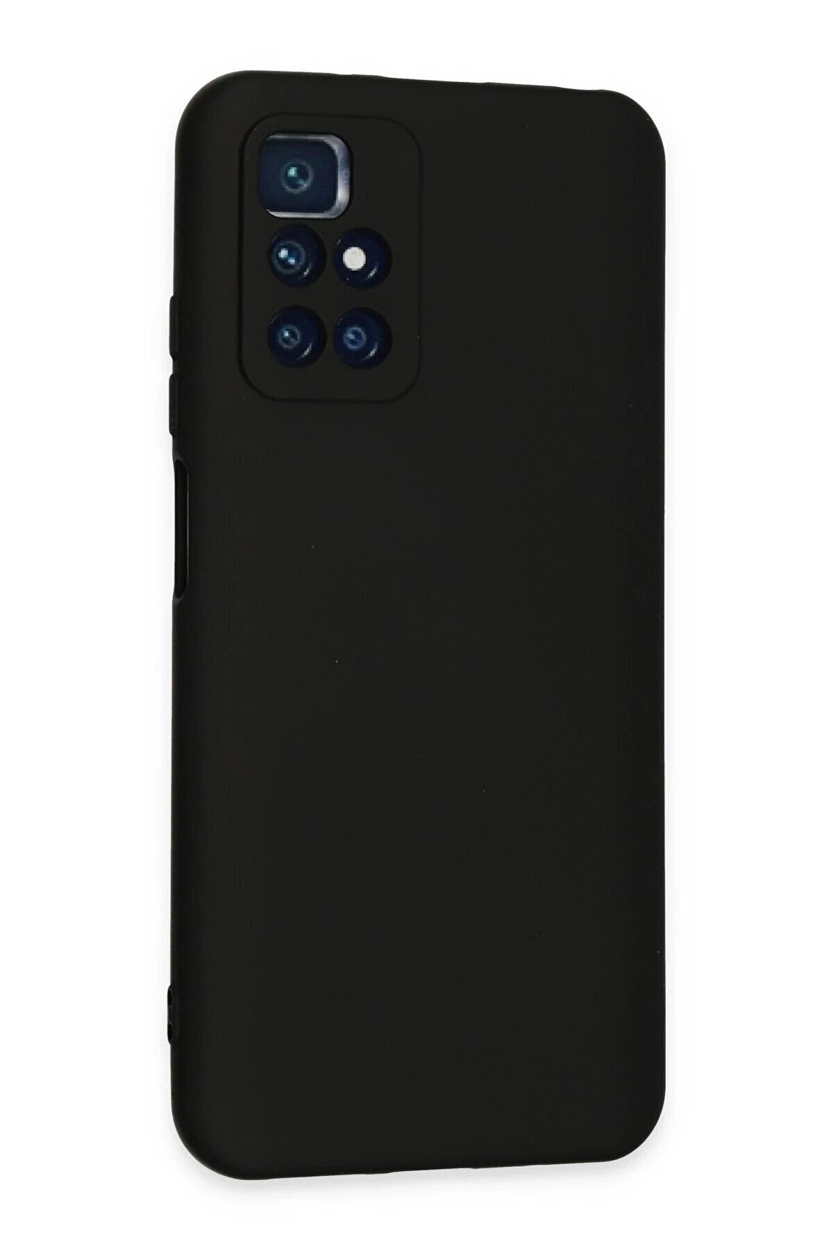 Xi̇aomi̇ Redmi̇ 10 2022 Kılıf Nano İ&ccedil;i̇ Kadi̇fe Si̇li̇kon - Si̇yah - Dropx1100-6225