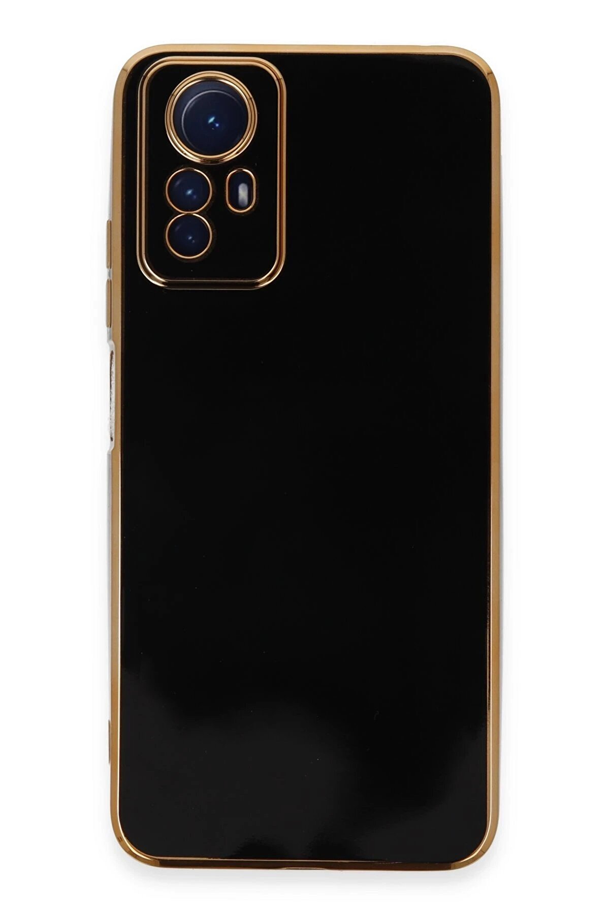 CepteToptan Xiaomi Redmi Note 12S Kılıf Volet Silikon - Siyah - DROPX3856-6093