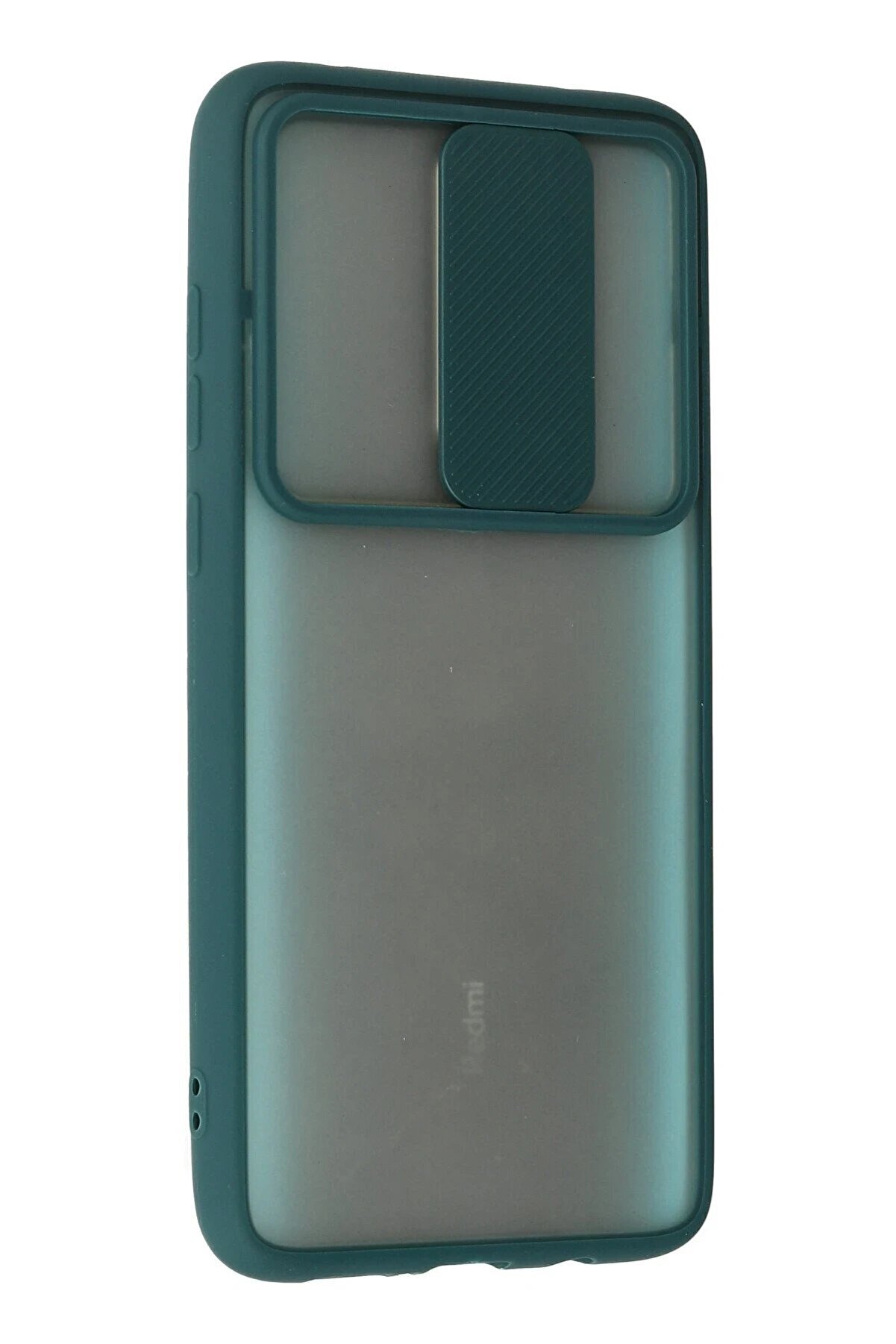 Xi̇aomi̇ Redmi̇ Note 8 Pro Kılıf Palm Buzlu Kamera S&uuml;rg&uuml;l&uuml; Si̇li̇kon - Yeşi̇l - Dropx2570-8917