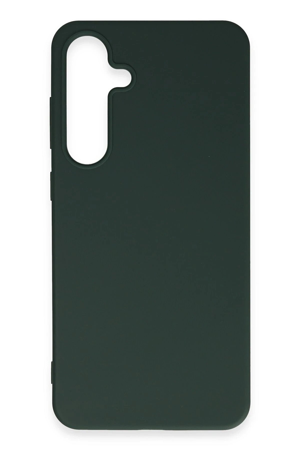 Samsung Galaxy S24 Plus Kılıf Fi̇rst Si̇li̇kon - Koyu Yeşi̇l - Dropx2139-1557
