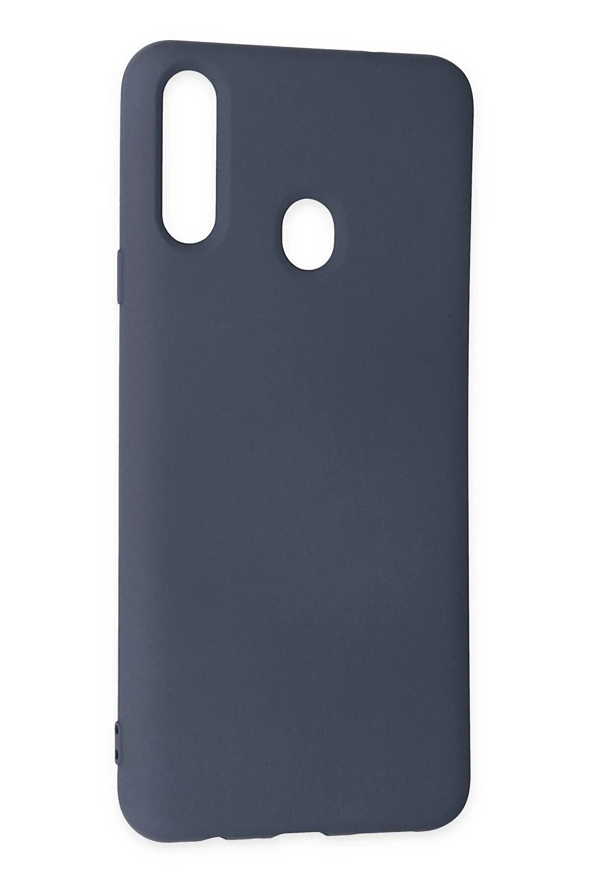 Samsung Galaxy A20S Kılıf Nano İçi̇ Kadi̇fe Si̇li̇kon - Gri̇ - Dropx4133-1448