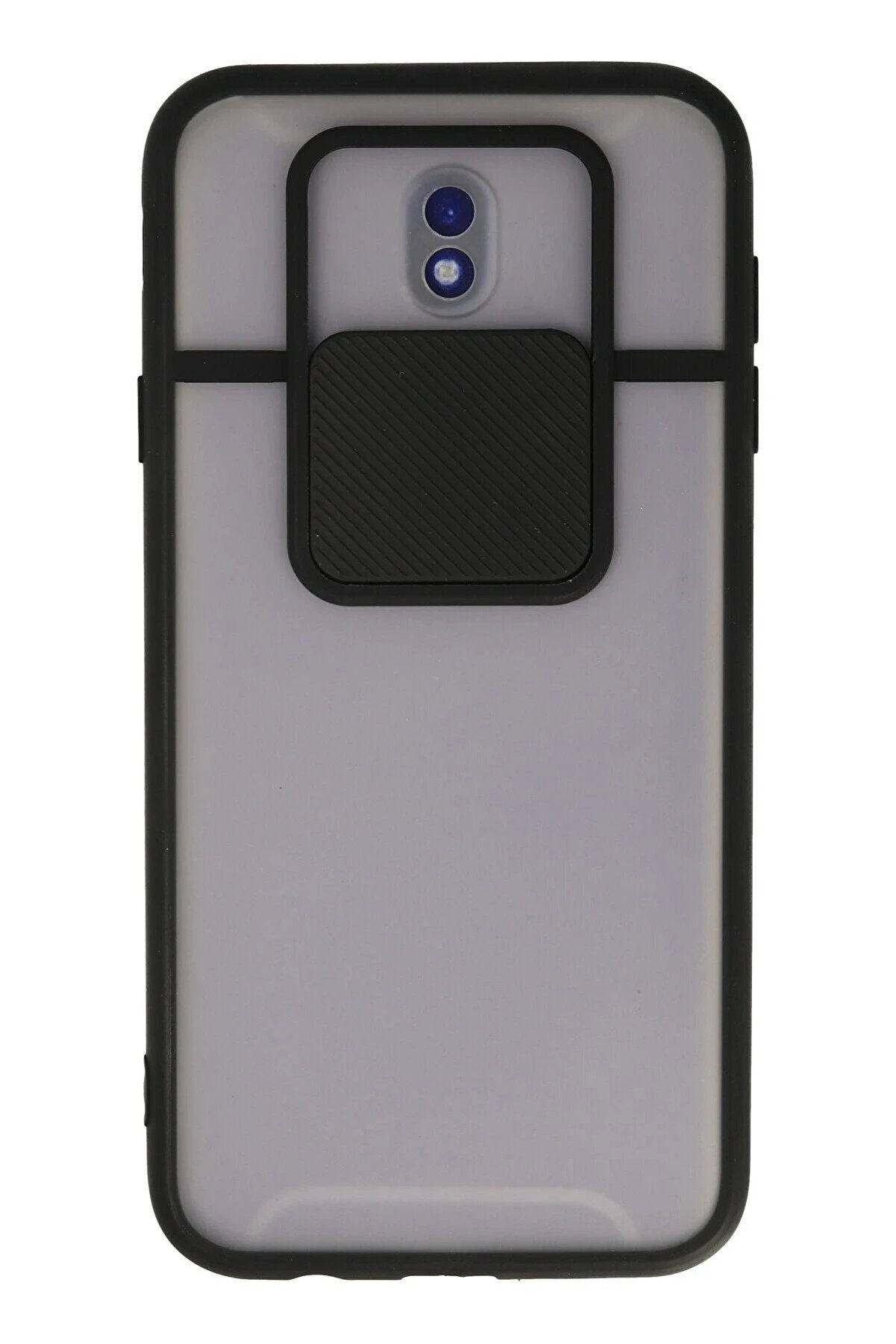 Samsung Galaxy J7 Pro / J730 Kılıf Palm Buzlu Kamera Sürgülü Si̇li̇kon - Si̇ya - Dropx1003-9704