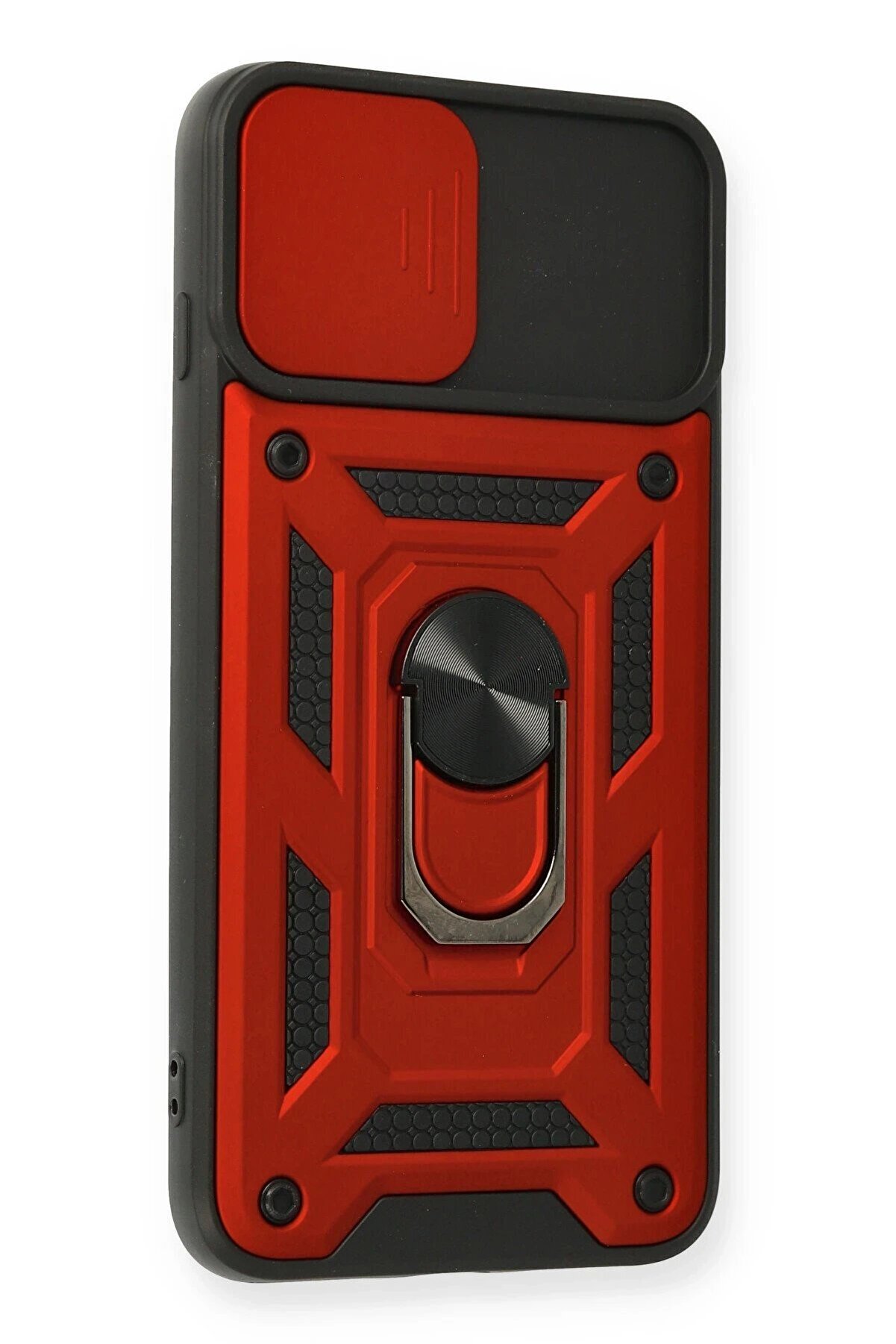 İphone 7 Plus Kılıf Pars Lens Y&uuml;z&uuml;kl&uuml; Si̇li̇kon - Kırmızı - Dropx2623-3165