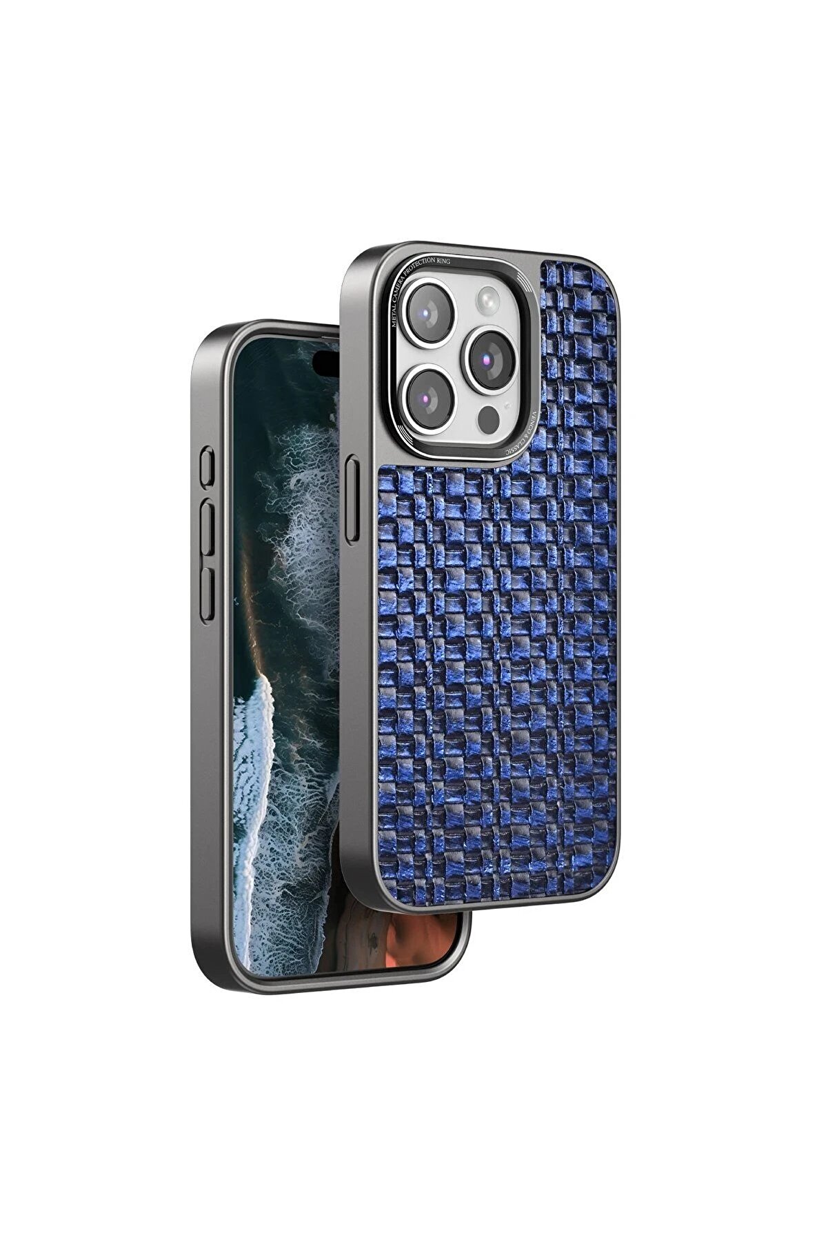 İphone 14 Pro Max Brand Kapak - Laci̇vert - Dropx4887-5116