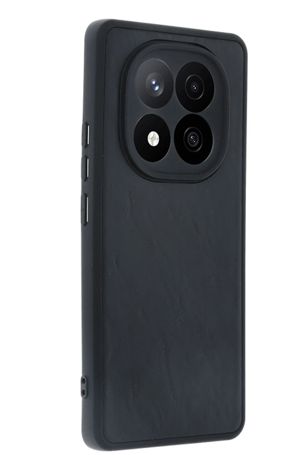 CepteToptan Xiaomi Redmi Note 14 Pro 4G Kılıf Aras Deri Kapak - Siyah - DROPX4972-9116