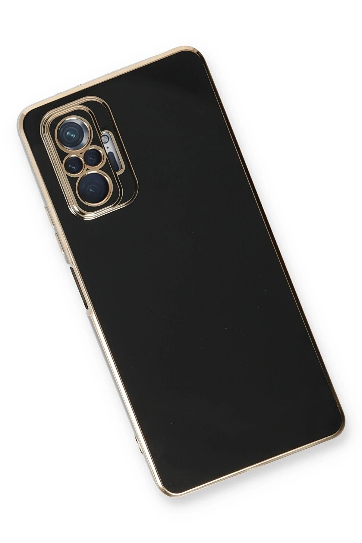 Xi̇aomi̇ Redmi̇ Note 10 Pro Kılıf Volet Si̇li̇kon - Si̇yah - Dropx9074-7768