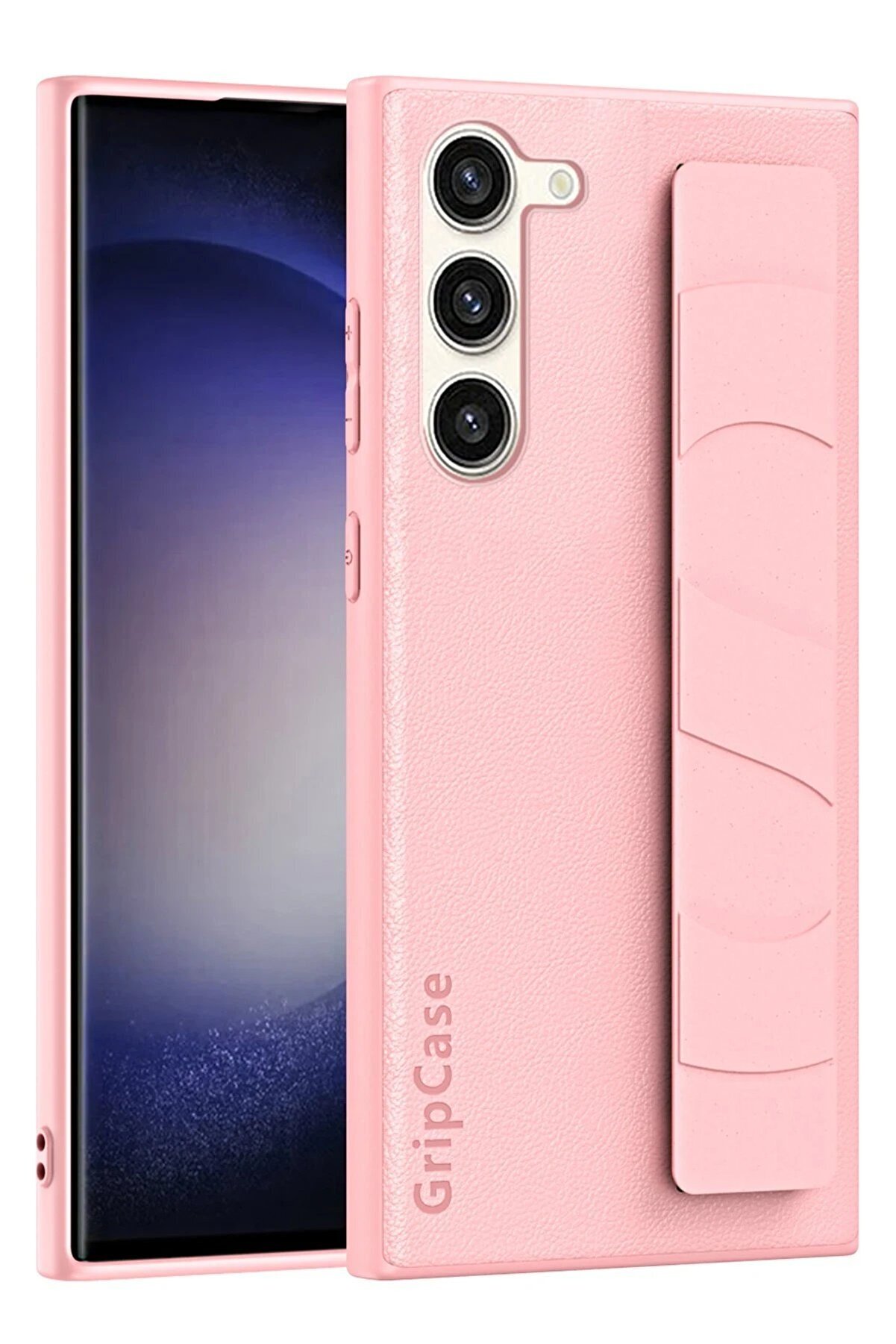 Samsung Galaxy S24 Kılıf Data Kapak - Pudra - Dropx3108-1830