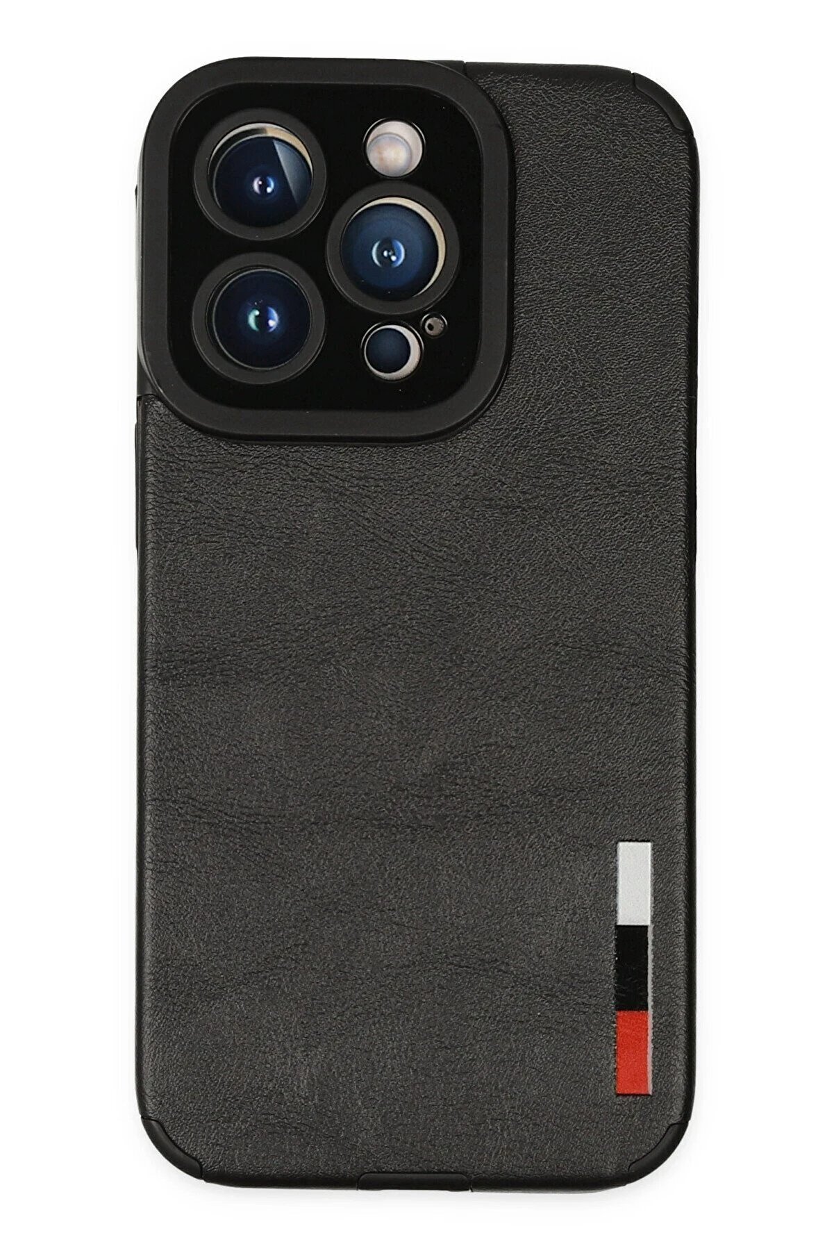 CepteToptan iPhone 14 Pro Kılıf Loop Deri Silikon - Siyah - DROPX2800-3755