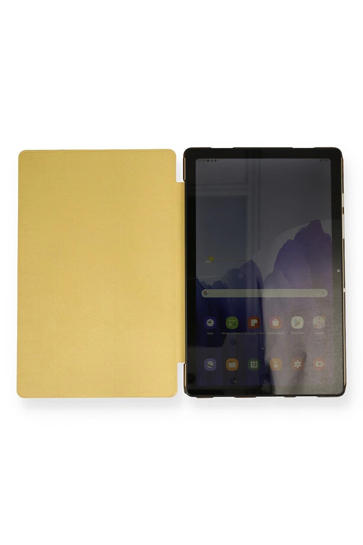 Samsung Galaxy X200 Tab A8 10.5 Kılıf Tablet Smart Kılıf - Gold - Dropx4444-7245