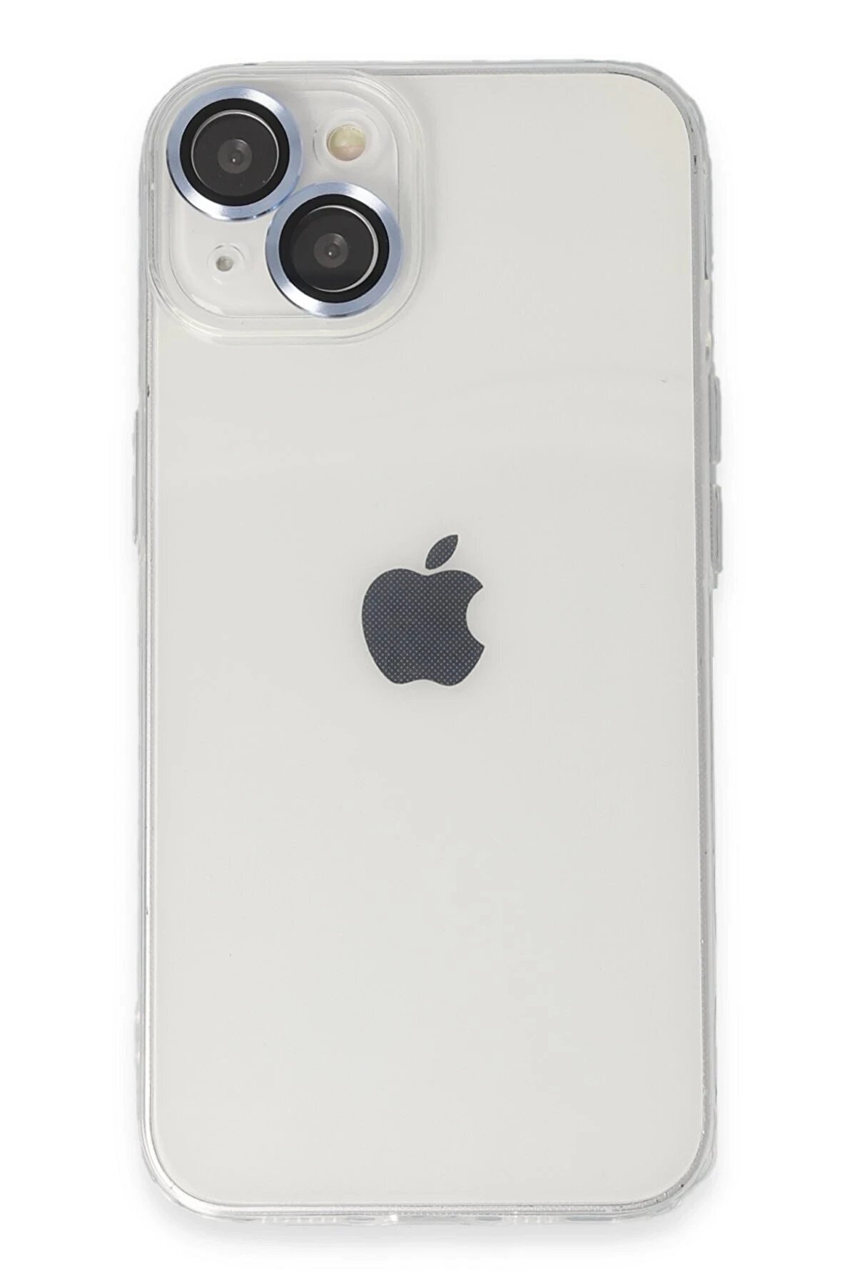 CepteToptan iPhone 14 Kılıf Luko Lens Silikon - Sierra Blue - DROPX4160-8509