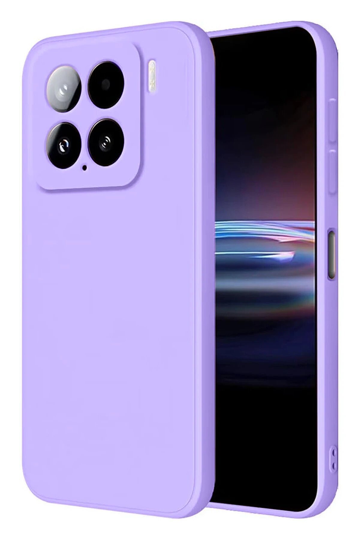 CepteToptan Xiaomi Mi 15 Pro Kılıf Nano içi Kadife Silikon - Lila - DROPX1945-3116