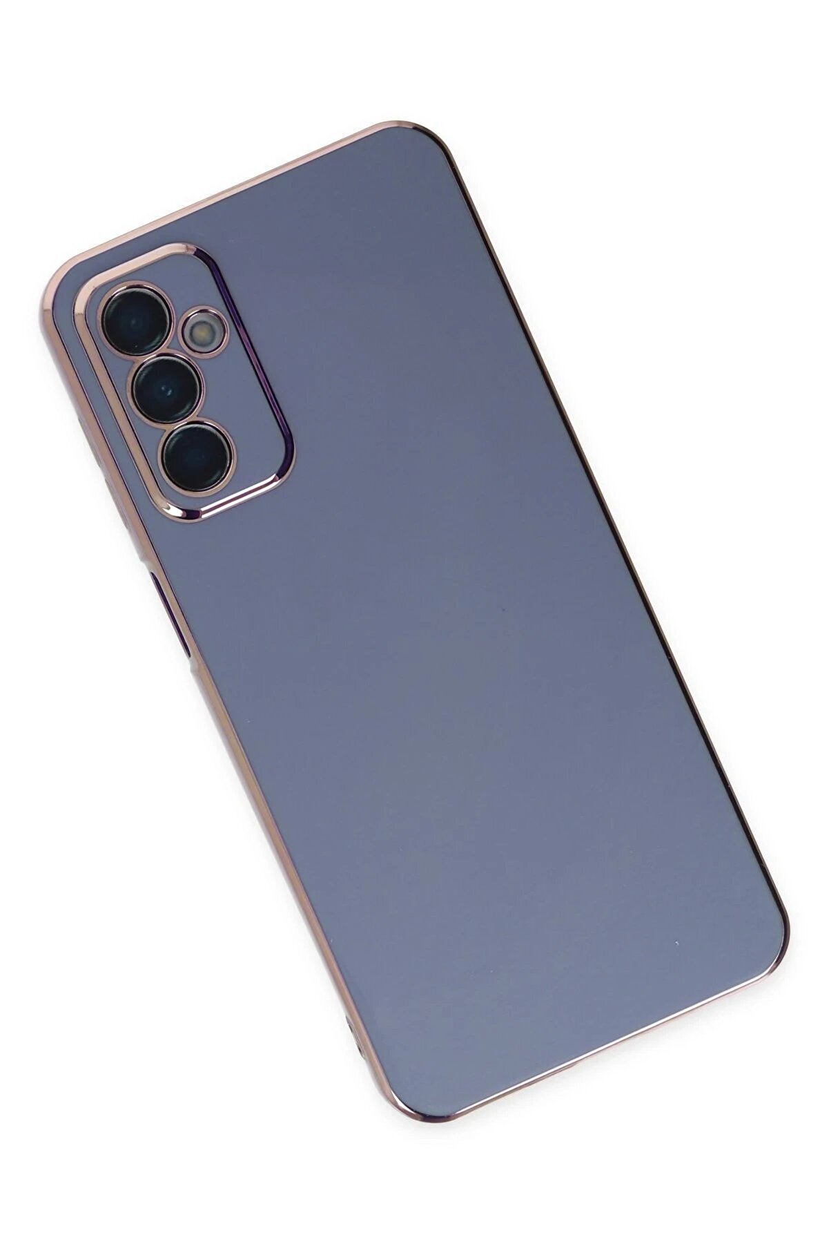 Samsung Galaxy A04S Kılıf Volet Si̇li̇kon - Mavi̇ - Dropx2242-2237