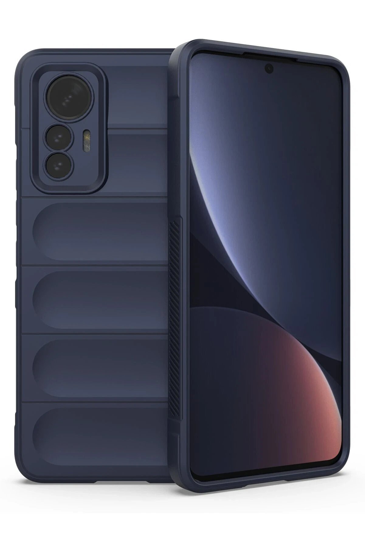 CepteToptan Xiaomi Mi 12 Lite Kılıf Optimum Silikon - Lacivert - DROPX7742-2040