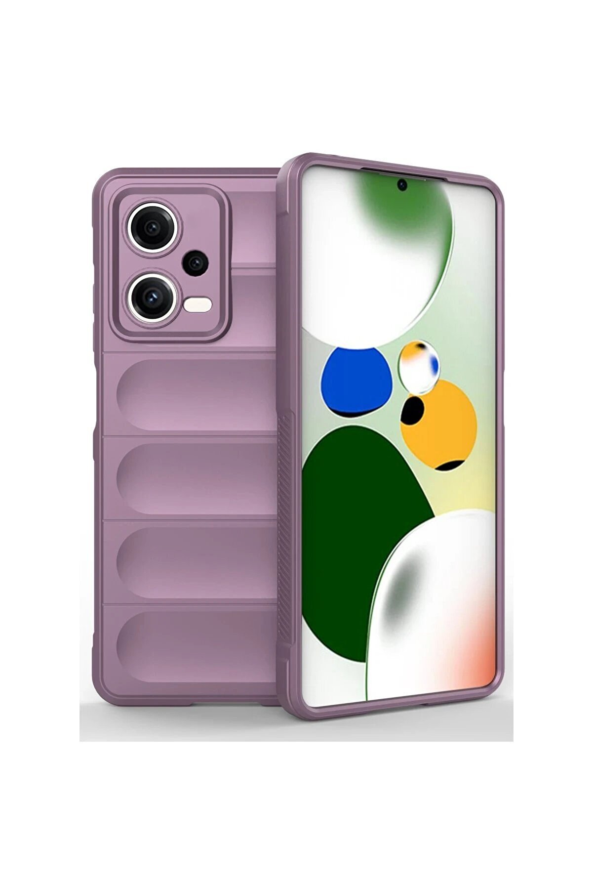 CepteToptan Xiaomi Poco X5 5G Kılıf Optimum Silikon - Mor - DROPX5694-4199