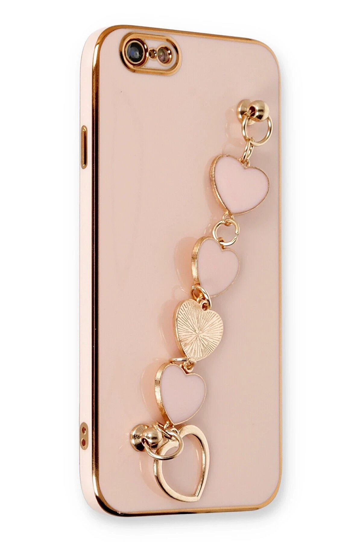 CepteToptan iPhone 6 Kılıf Esila Silikon - Pudra - DROPX9427-9654