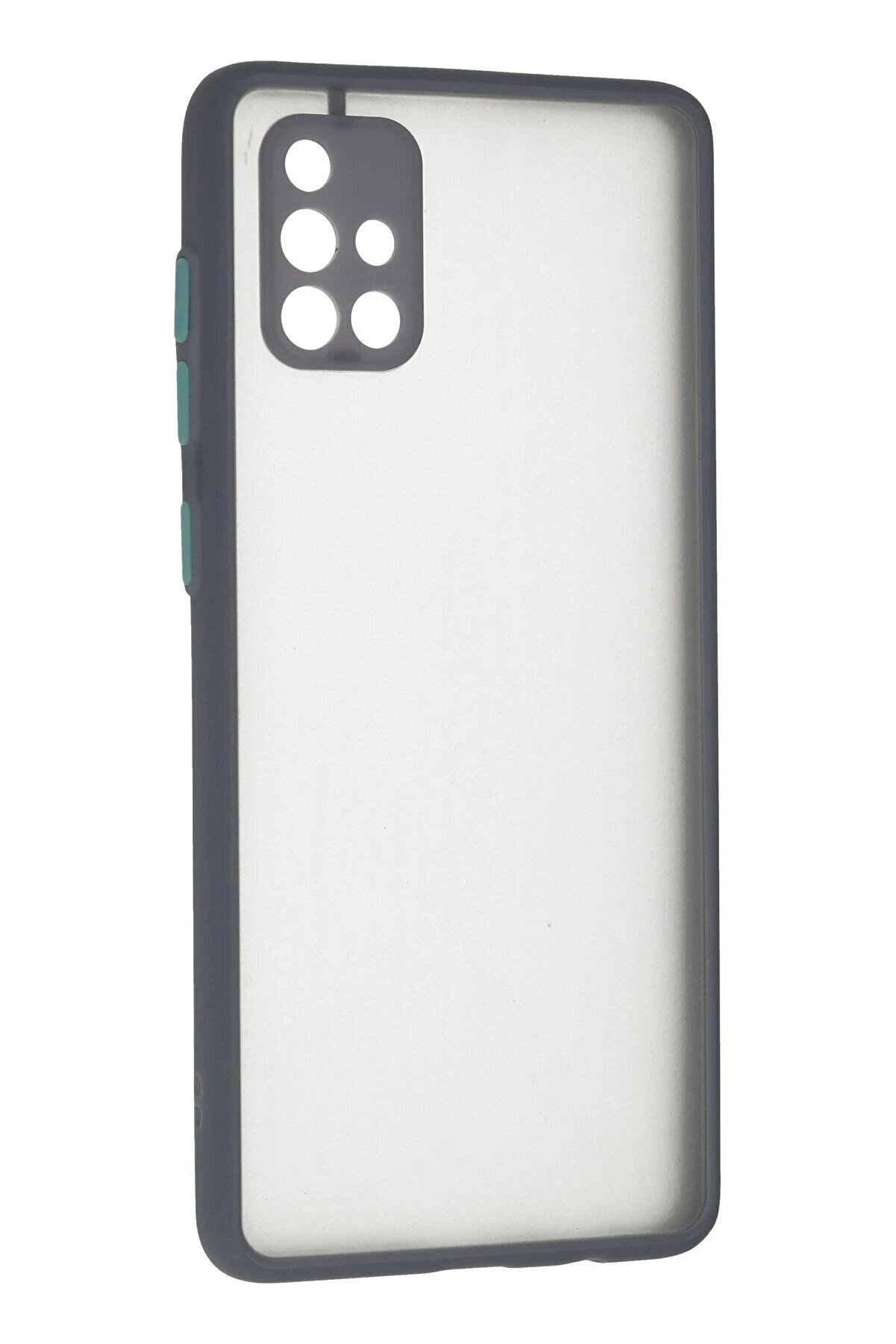 Samsung Galaxy A71 Kılıf Montreal Si̇li̇kon Kapak - Gri̇ - Dropx6935-6658