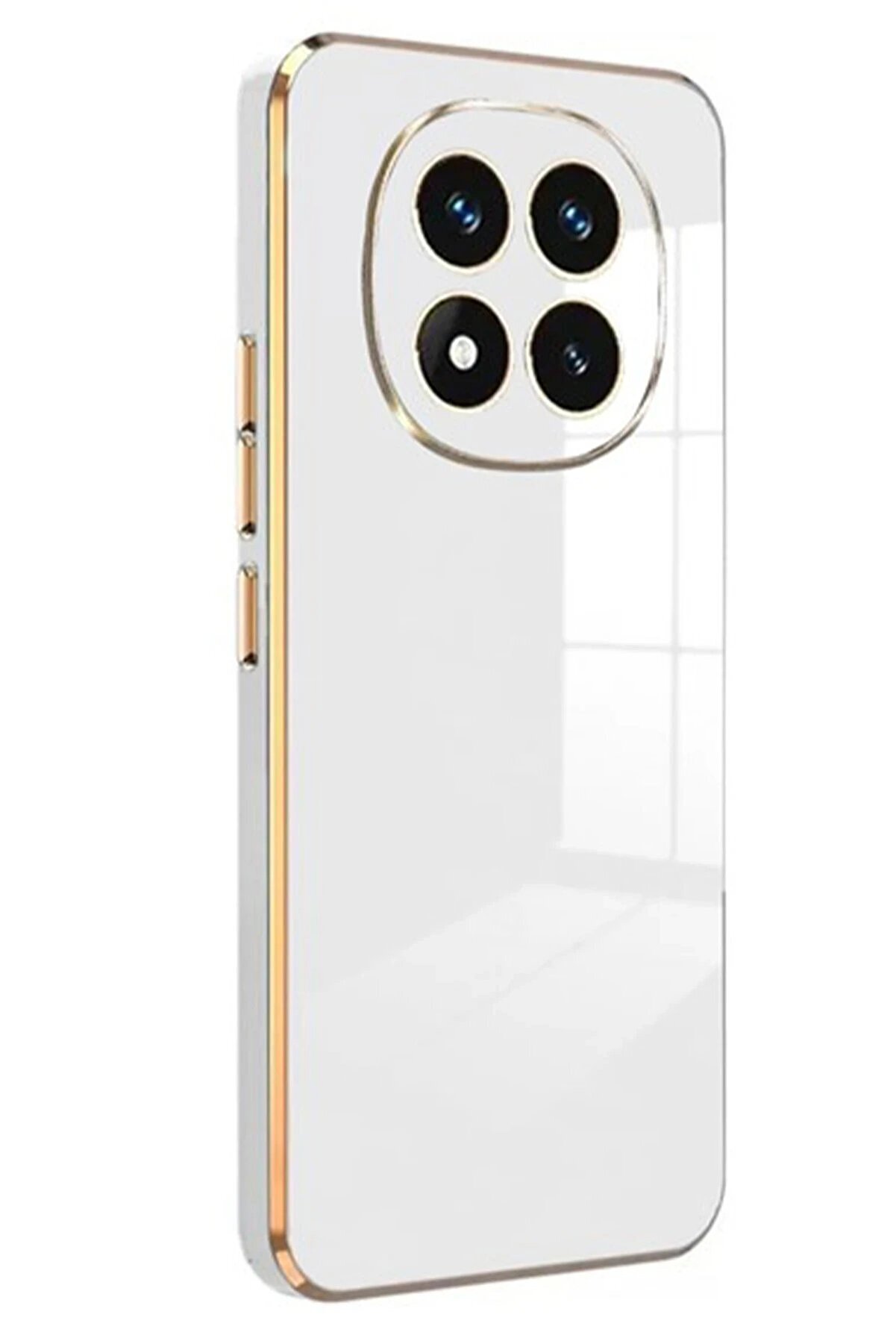 CepteToptan Xiaomi Redmi Note 14 Pro 4G Kılıf Volet Silikon - Beyaz - DROPX5527-6491