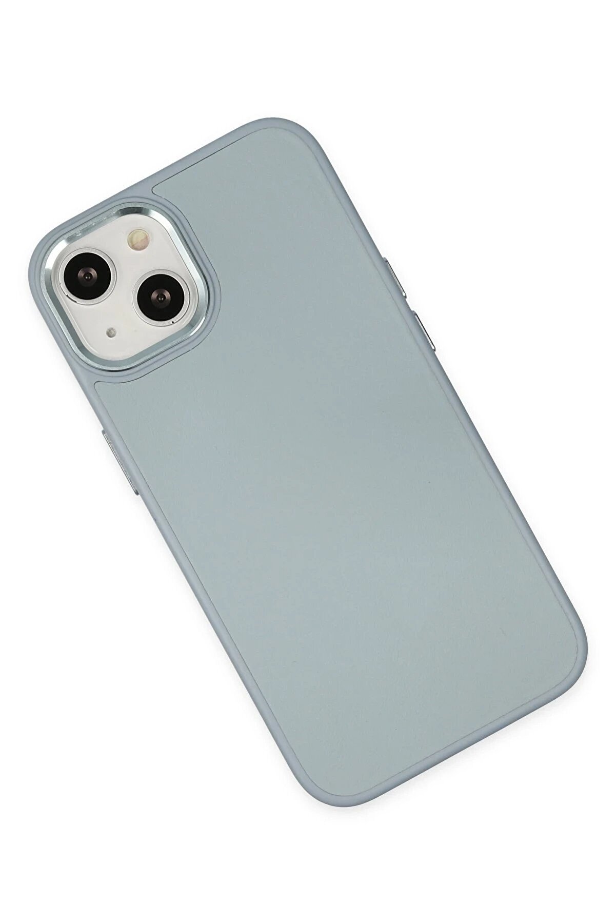 İphone 14 Plus Kılıf Asya Deri̇ Si̇li̇kon - Si̇erra Blue - Dropx3942-3272