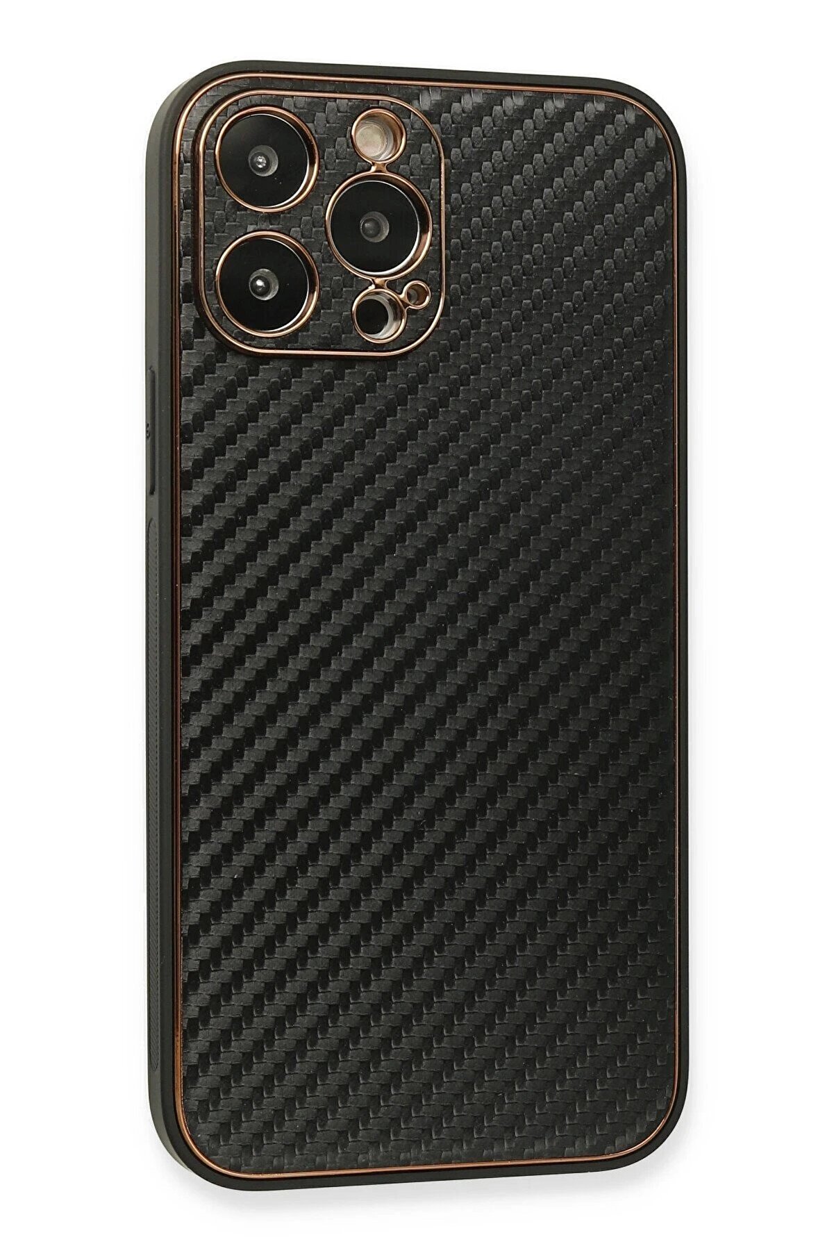 İphone 13 Pro Kılıf Coco Karbon Si̇li̇kon - Si̇yah - Dropx9131-7365