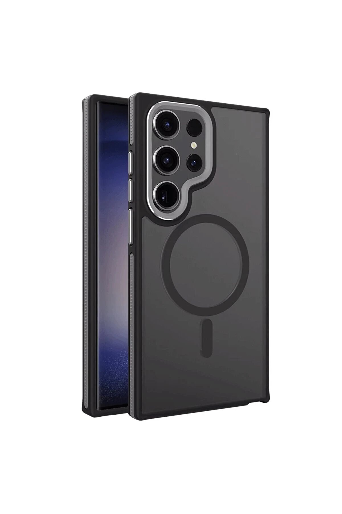 CepteToptan Samsung Galaxy S23 Ultra Winner Magsafe Kapak - Siyah - DROPX9972-2719