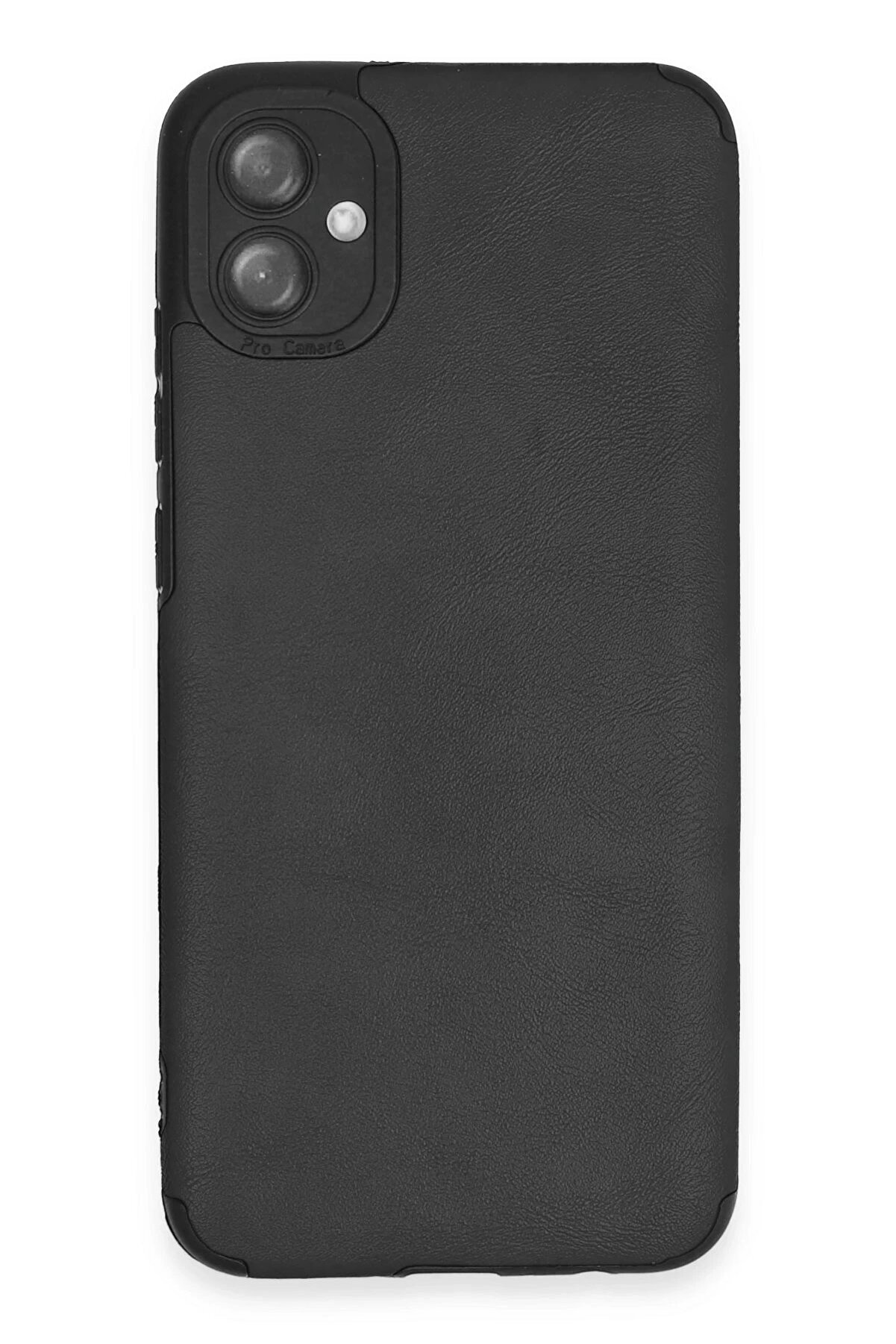 CepteToptan Samsung Galaxy A04E Kılıf Loop Deri Silikon - Siyah - DROPX1314-8020