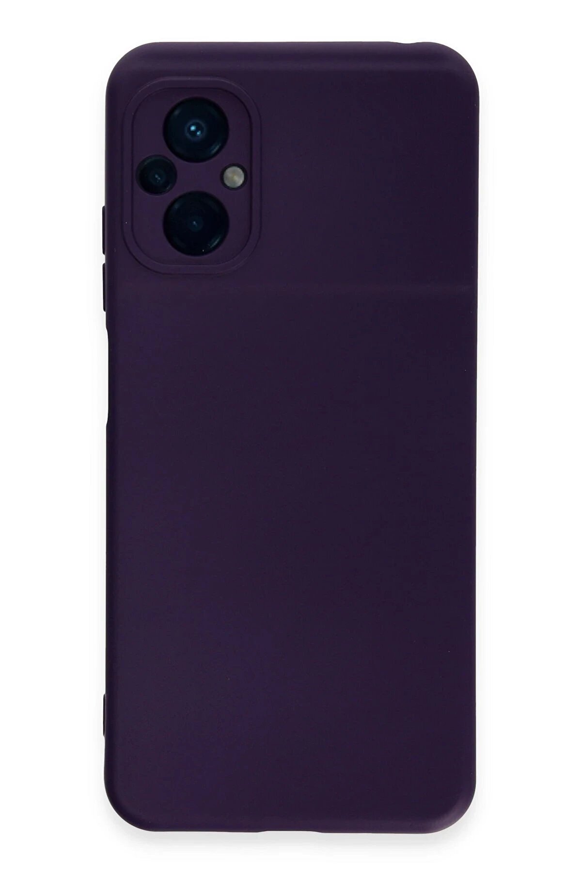 CepteToptan Xiaomi Poco M5 Kılıf Nano içi Kadife Silikon - Mor - DROPX9284-7319