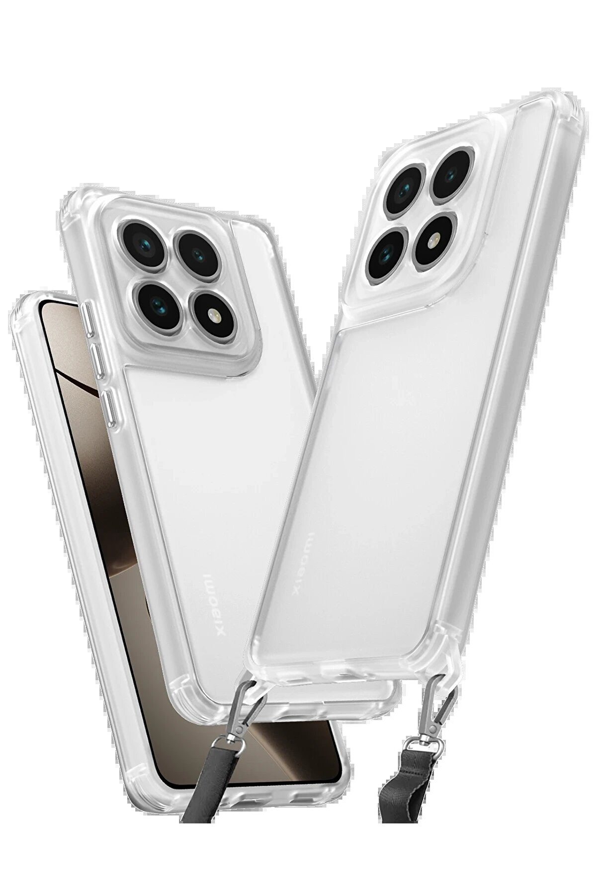 CepteToptan Xiaomi Mi 14T Pro Kılıf Penta Silikon Kılıf - Şeffaf - DROPX3934-3651