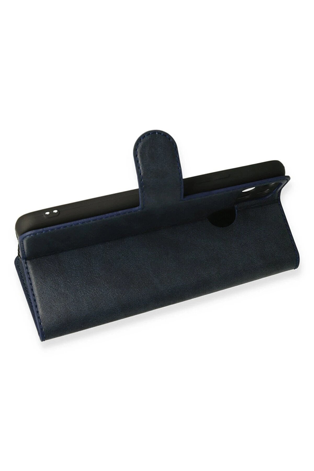 Realme C25 Kılıf Trend S Plus Kapaklı Kılıf - Laci̇vert - Dropx5564-3856