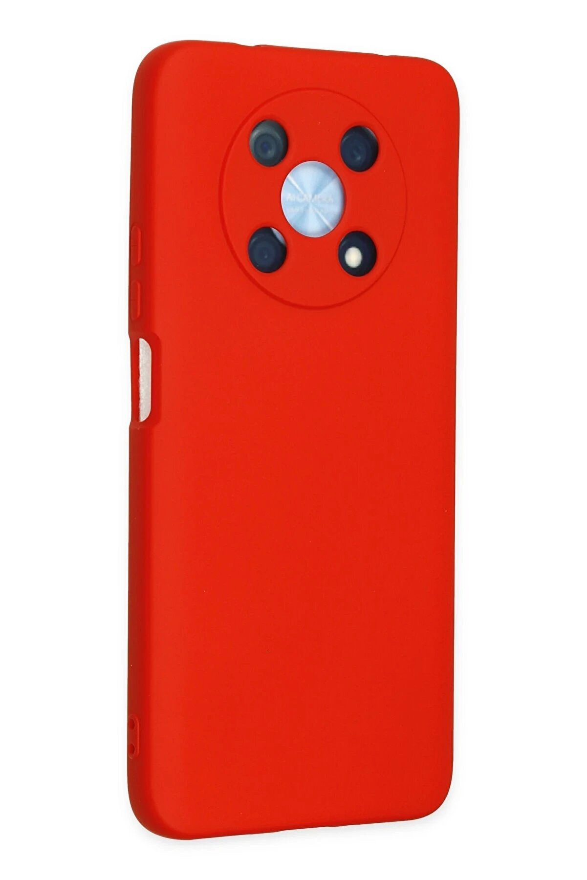 Huawei̇ Nova Y90 Kılıf Nano İçi̇ Kadi̇fe Si̇li̇kon - Kırmızı - Dropx6840-2562