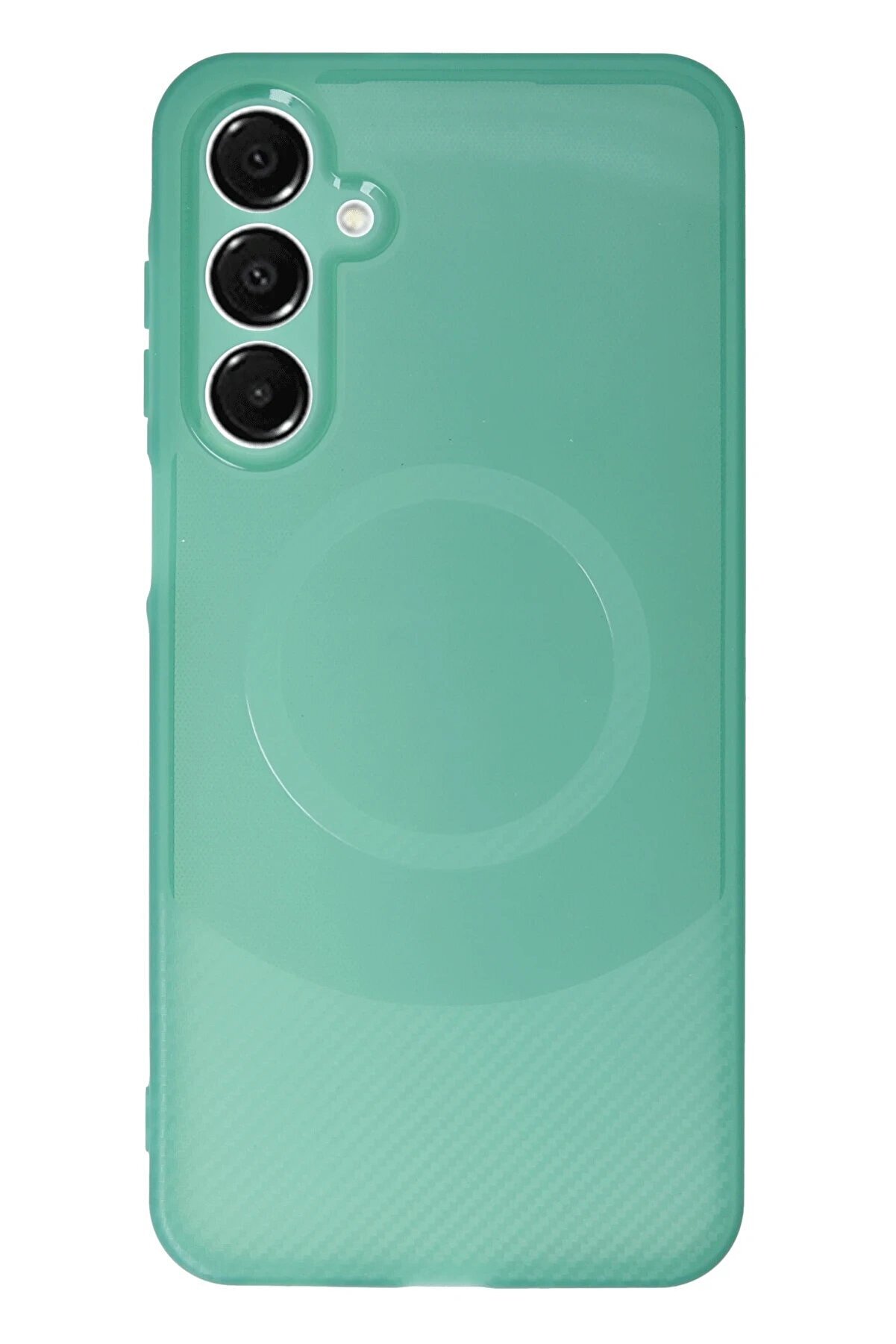 CepteToptan Samsung A16 5G Kılıf Maya Karbon Kapak - Koyu Yeşil - DROPX3348-3239