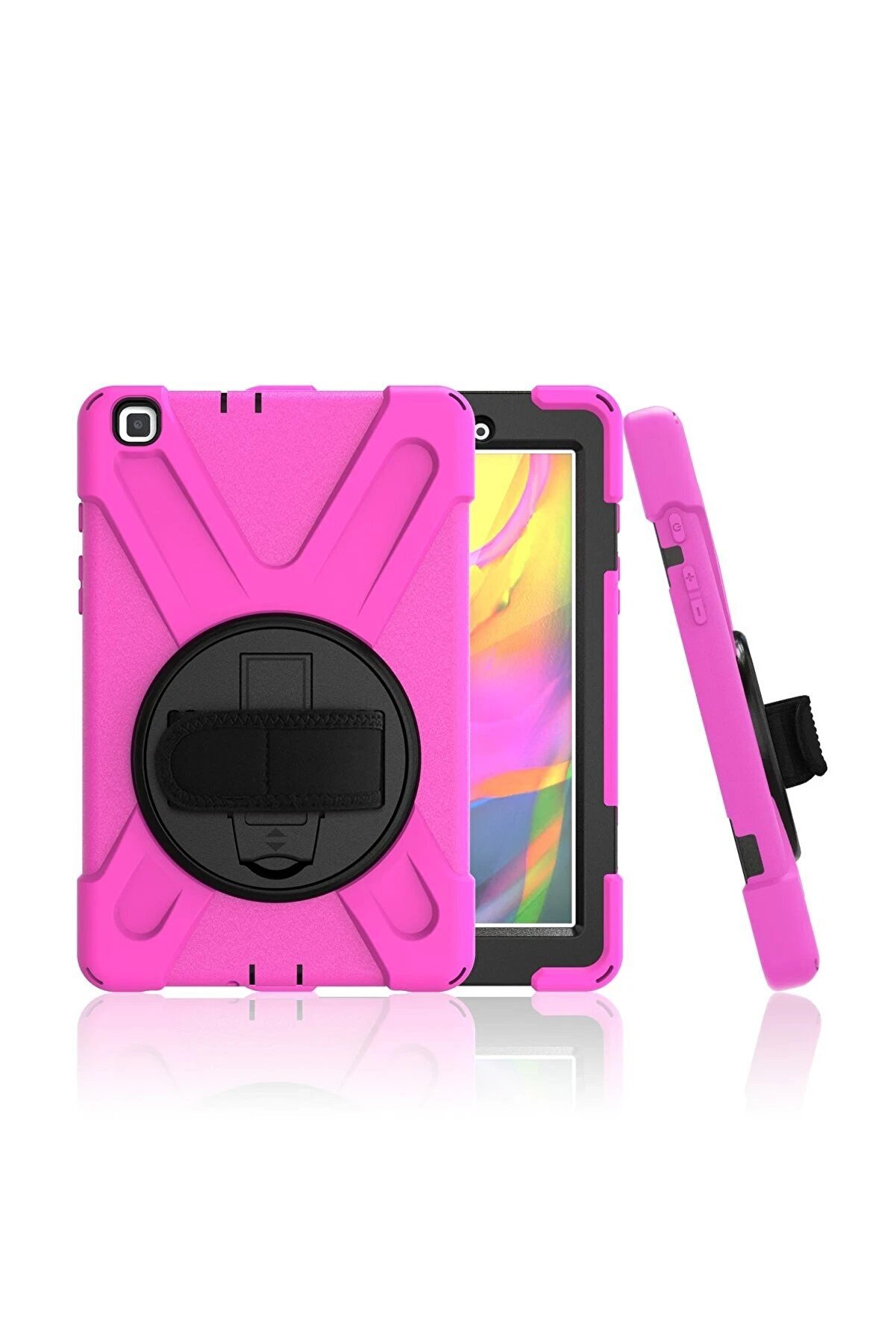 CepteToptan Samsung Galaxy T290 Tab A 8 Kılıf Amazing Tablet Kapak - Pembe - DROPX3263-6464