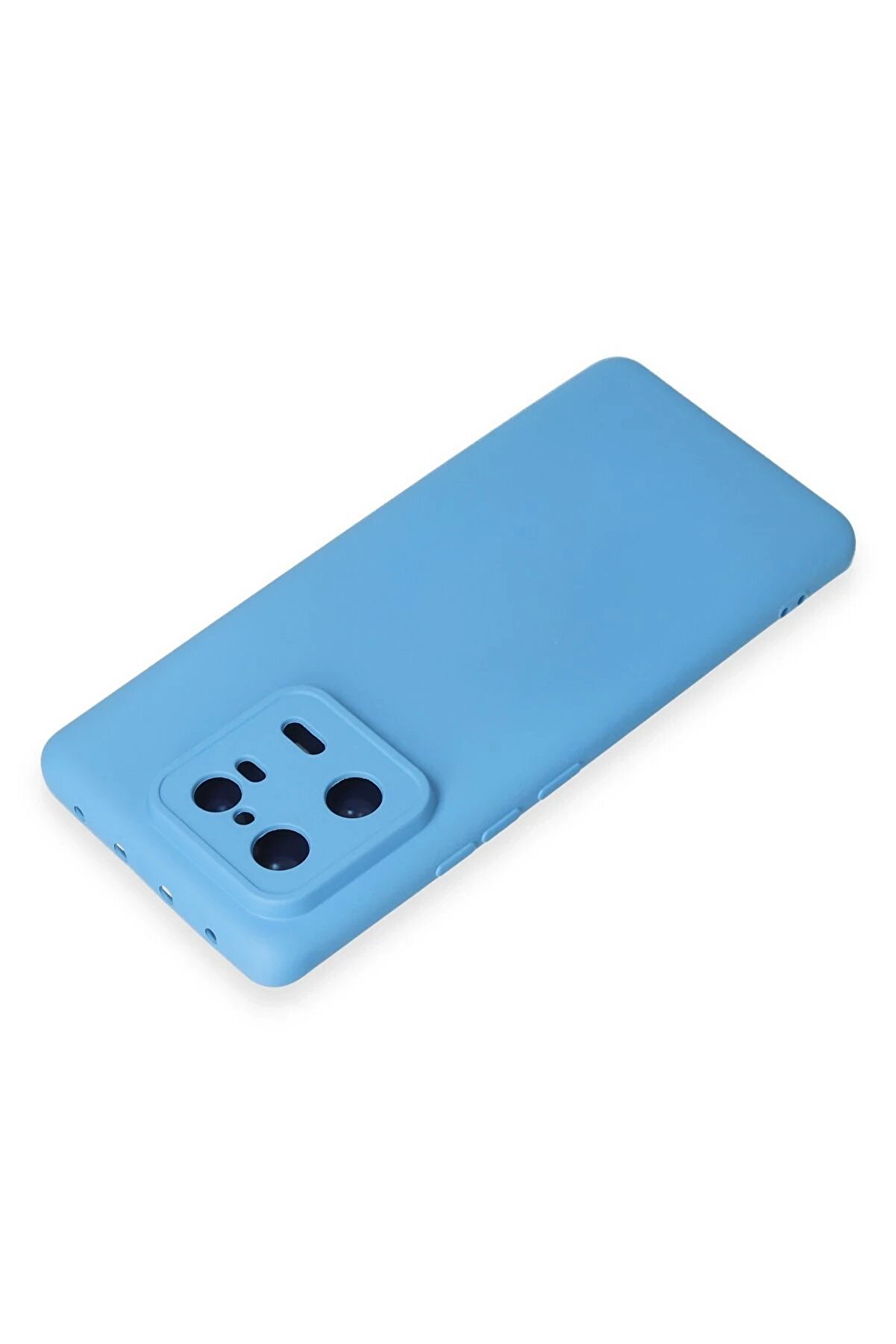 Xi̇aomi̇ Mi̇ 13 Pro Kılıf Nano İçi̇ Kadi̇fe Si̇li̇kon - Mavi̇ - Dropx9210-6861