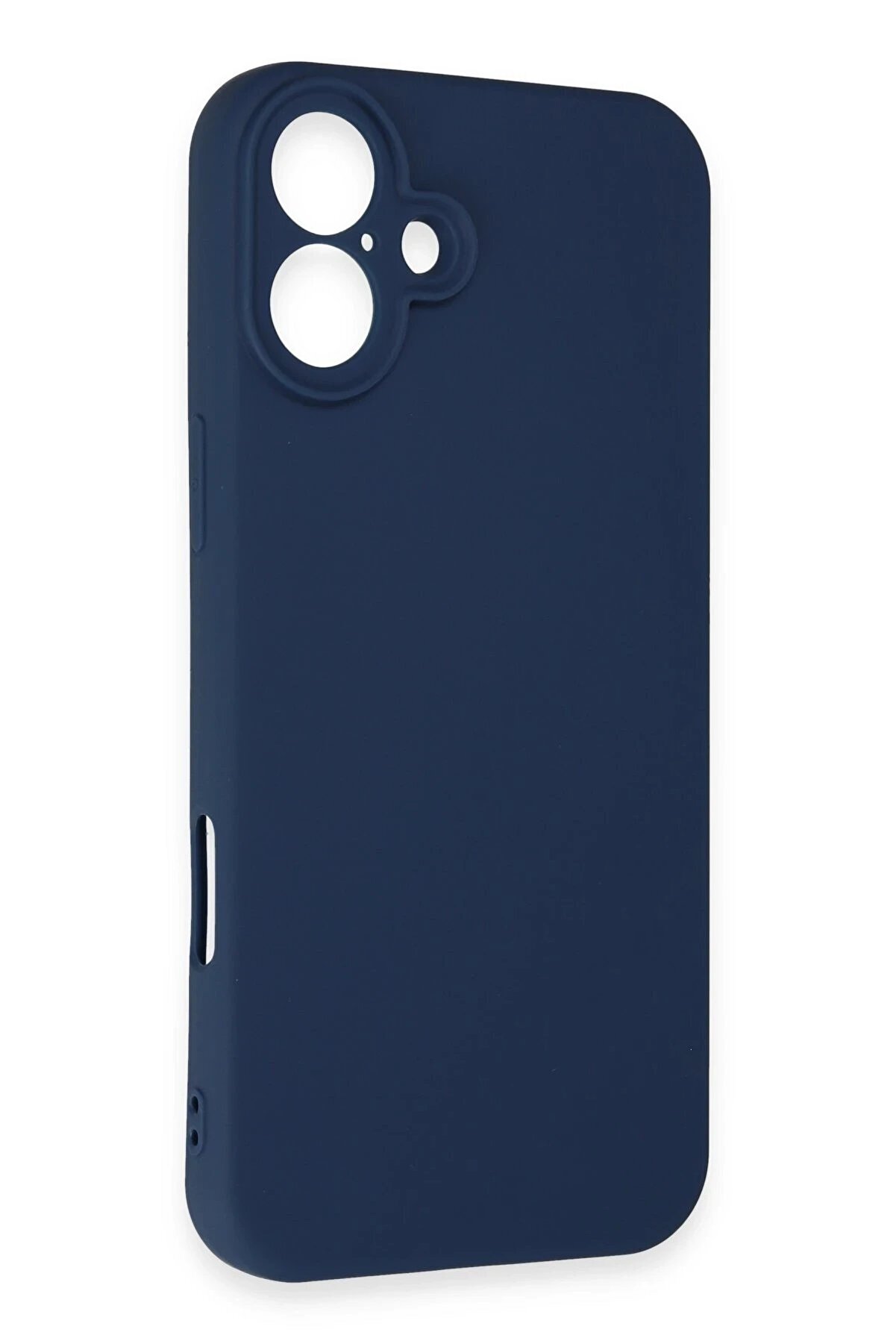 İphone 16 Plus Kılıf Fi̇rst Si̇li̇kon - Laci̇vert - Dropx2382-4671