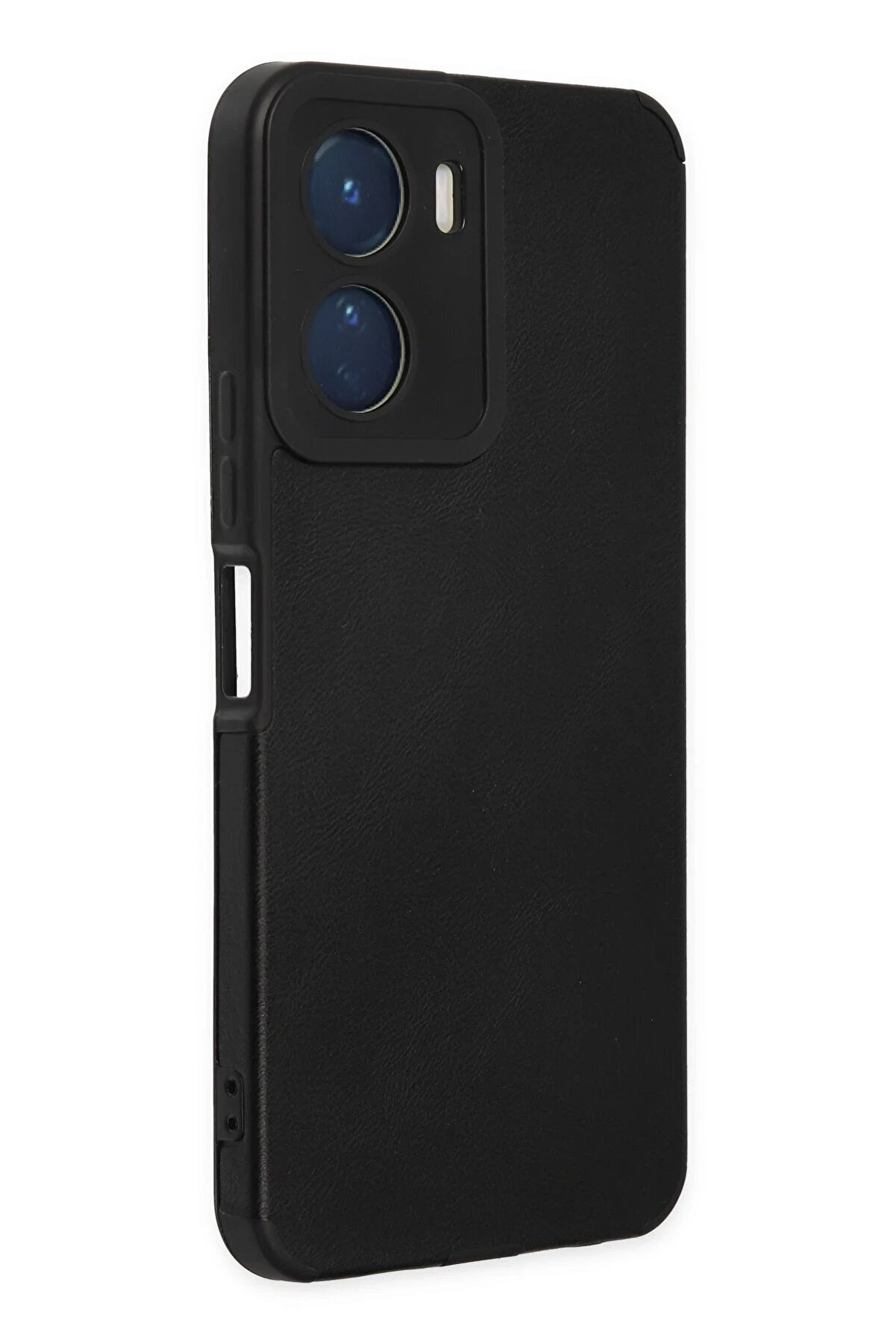 Vi̇vo Y16 Kılıf Loop Deri̇ Si̇li̇kon - Si̇yah - Dropx5687-4085