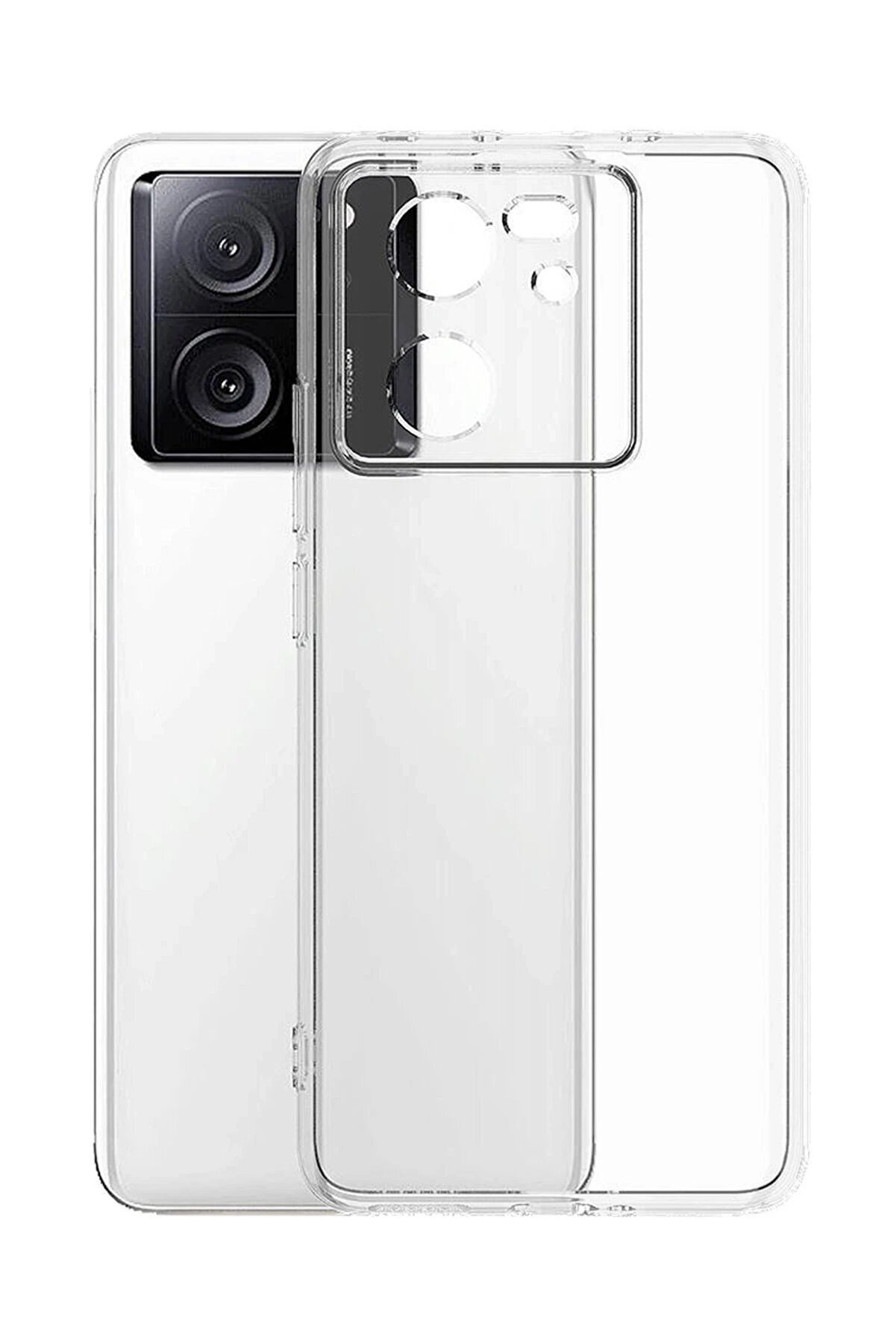 CepteToptan Xiaomi Mi 13T Pro Kılıf L&uuml;x Şeffaf Silikon - DROPX1574-9955