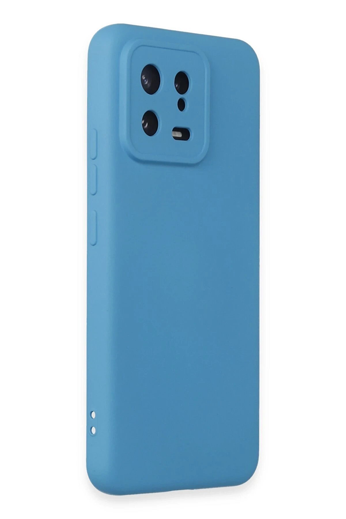 Xi̇aomi̇ Mi̇ 13 Kılıf Nano İçi̇ Kadi̇fe Si̇li̇kon - Mavi̇ - Dropx5369-1644