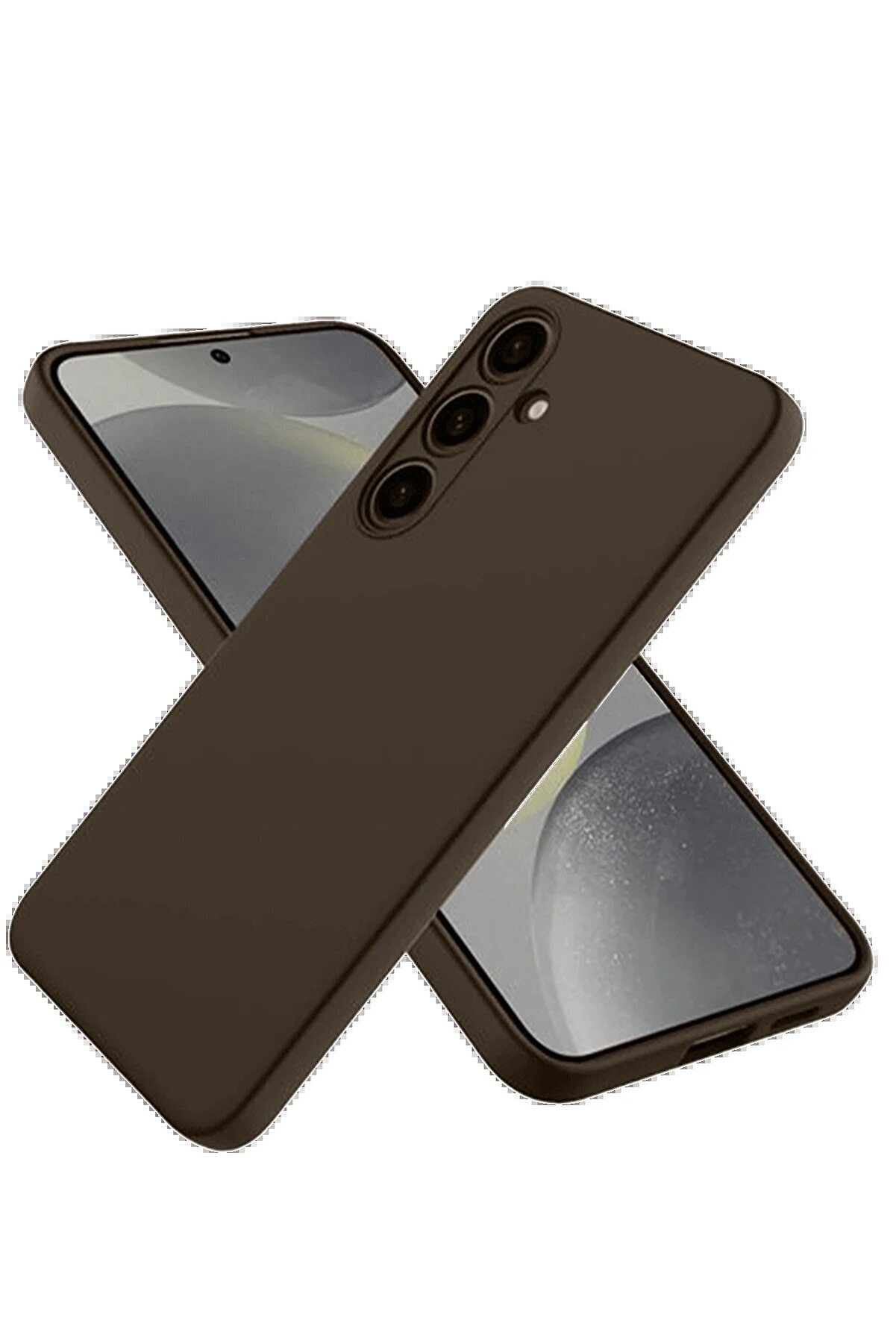 CepteToptan Samsung Galaxy A26 Kılıf First Silikon - Kahverengi - DROPX2579-4956