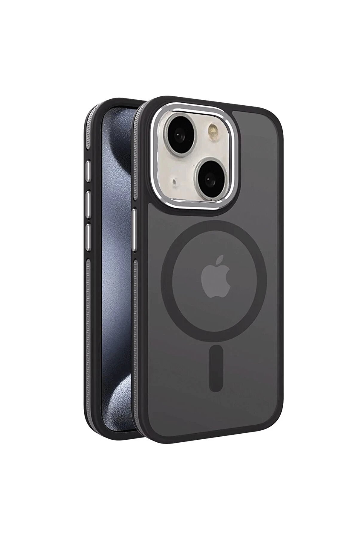CepteToptan iPhone 15 Winner Magsafe Kapak - Siyah - DROPX2205-7146
